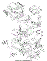 MTD 13W277SS031 LT 4200 (2015) Parts Diagram for Mower Deck 42-Inch