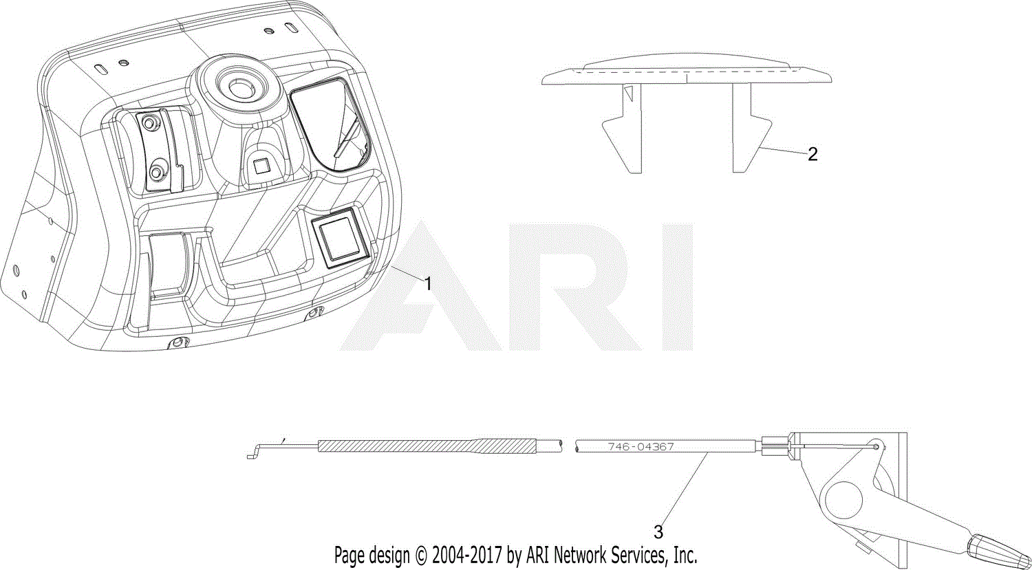 MTD 13W878ST031 LT 4600 (2016) Parts Diagram for Dash-Upper