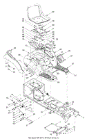 Huskee 54 inch deck belt online diagram