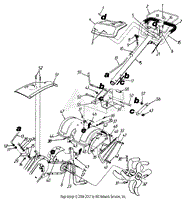 Parts Diagram For Rear Tine Tiller