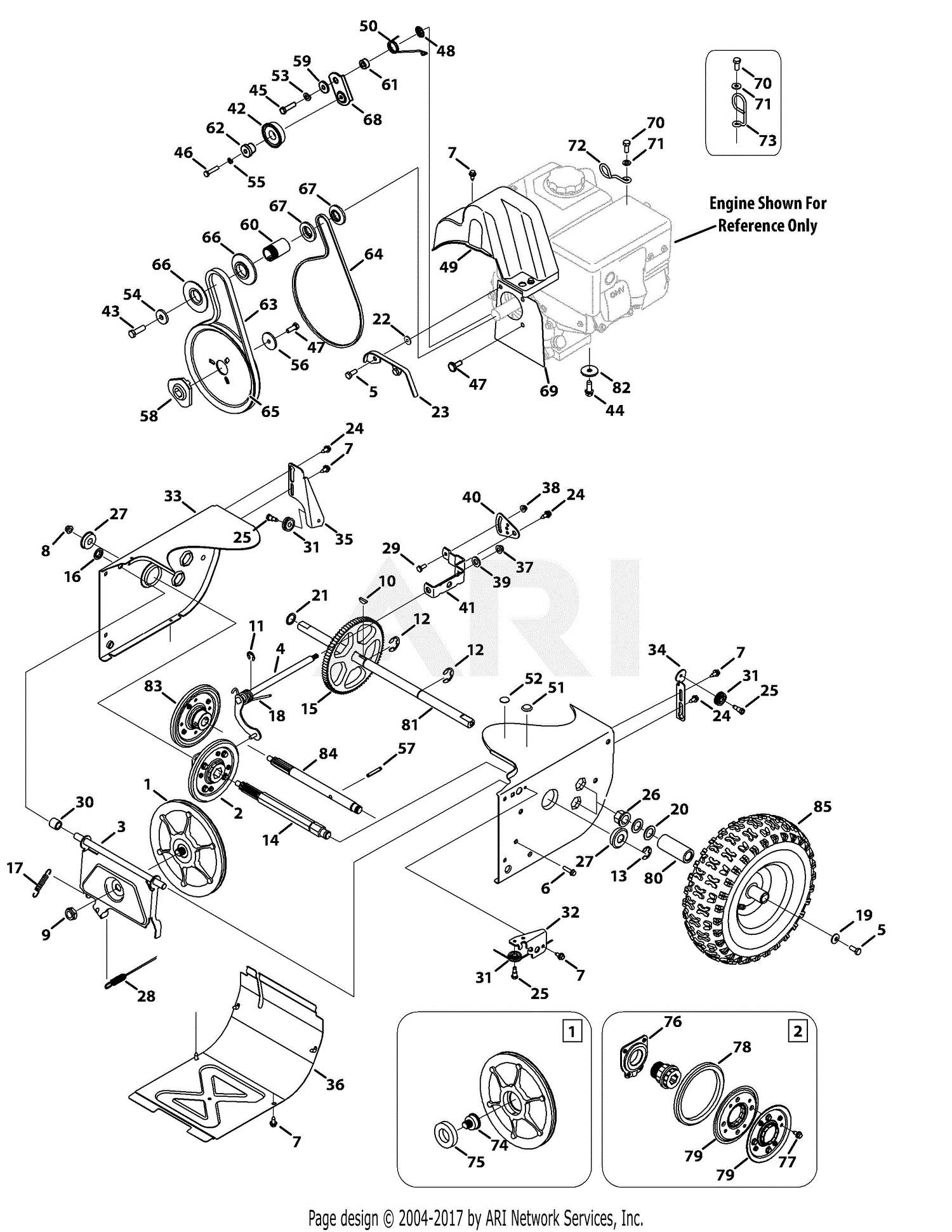 mtd snowblower parts diagram 31as63ef700