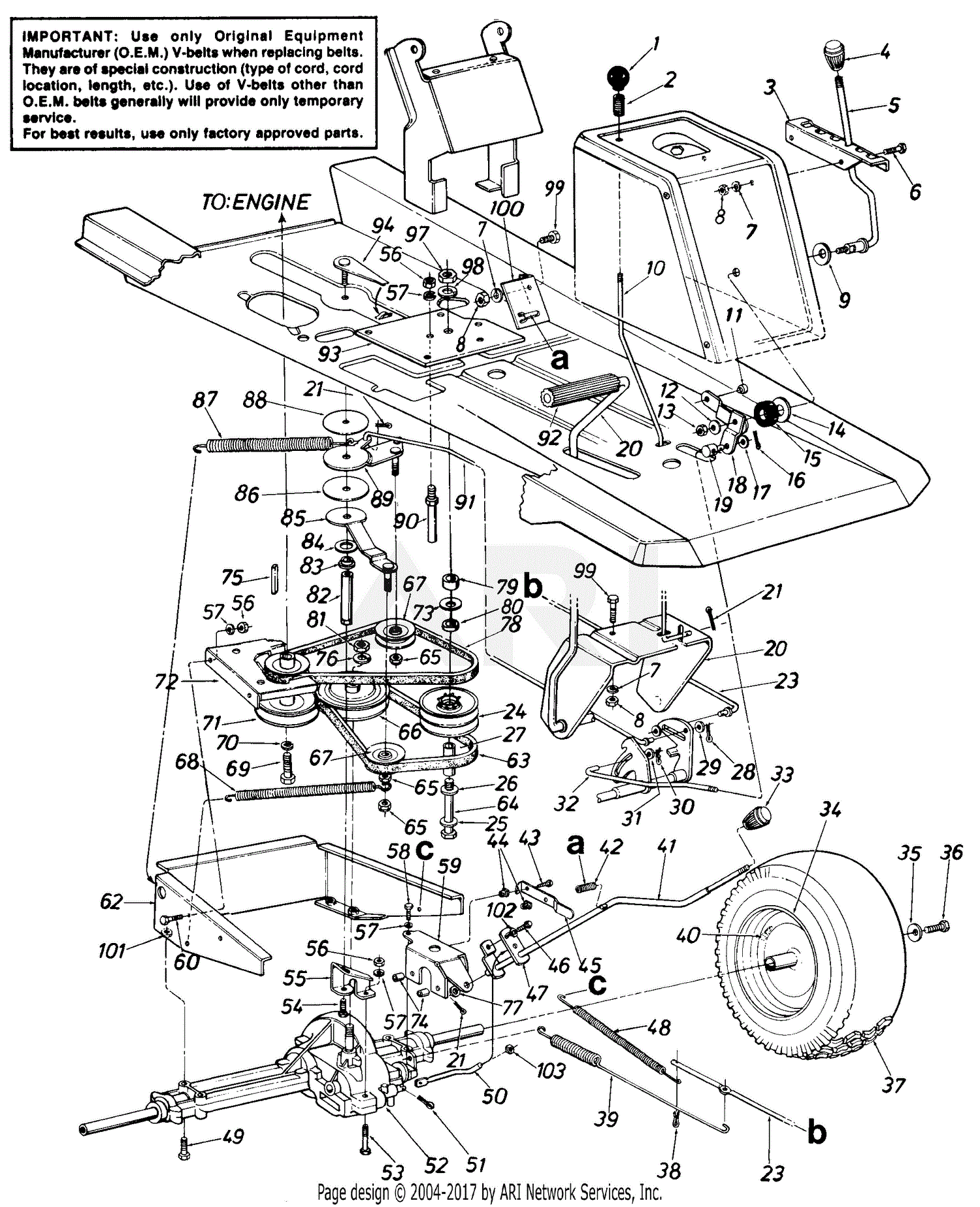 MTD 139-504-015 (1989) Parts Diagram for Parts04