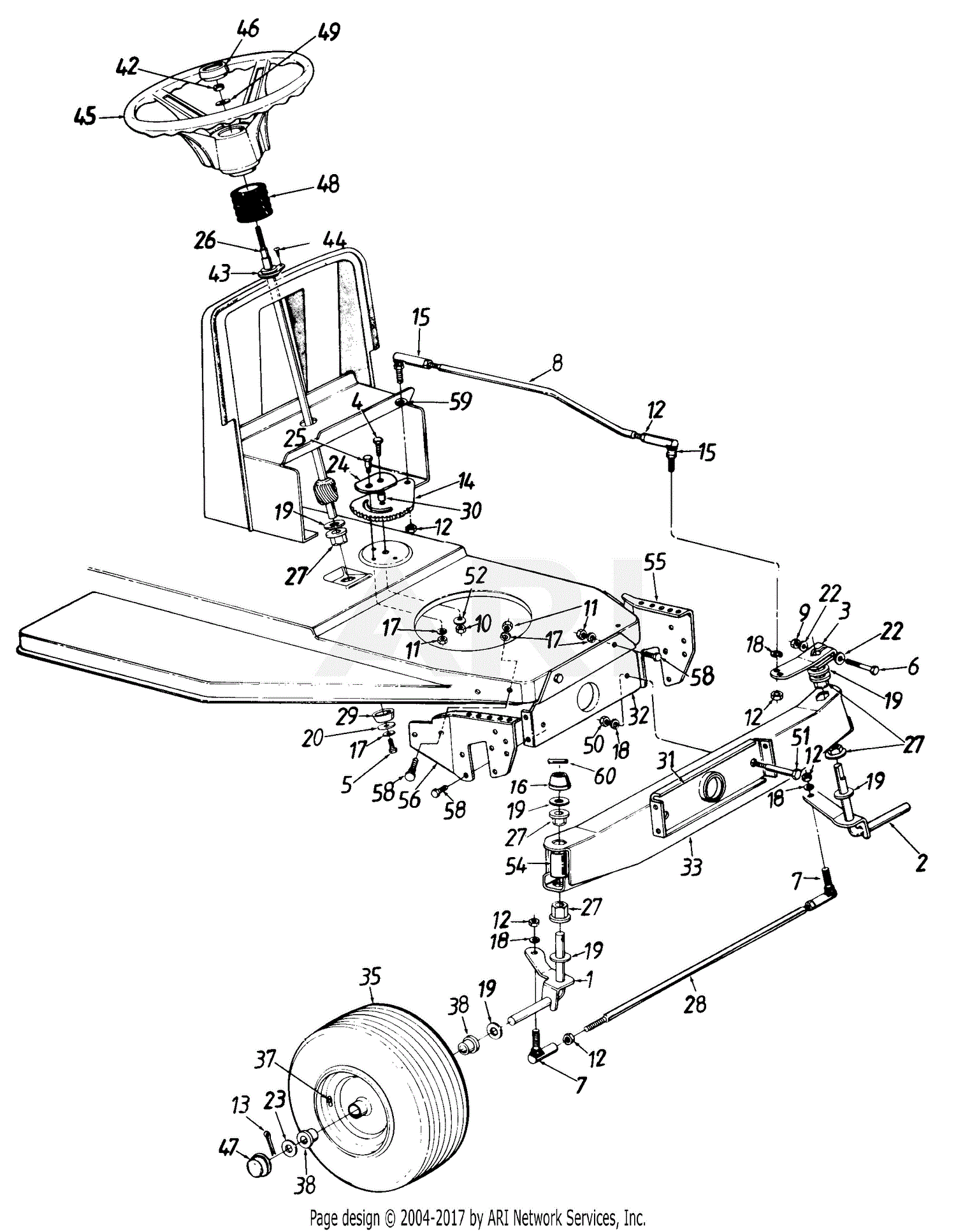 Mtd Mastercut Mdl 131-452f701 Parts Diagram For Parts02