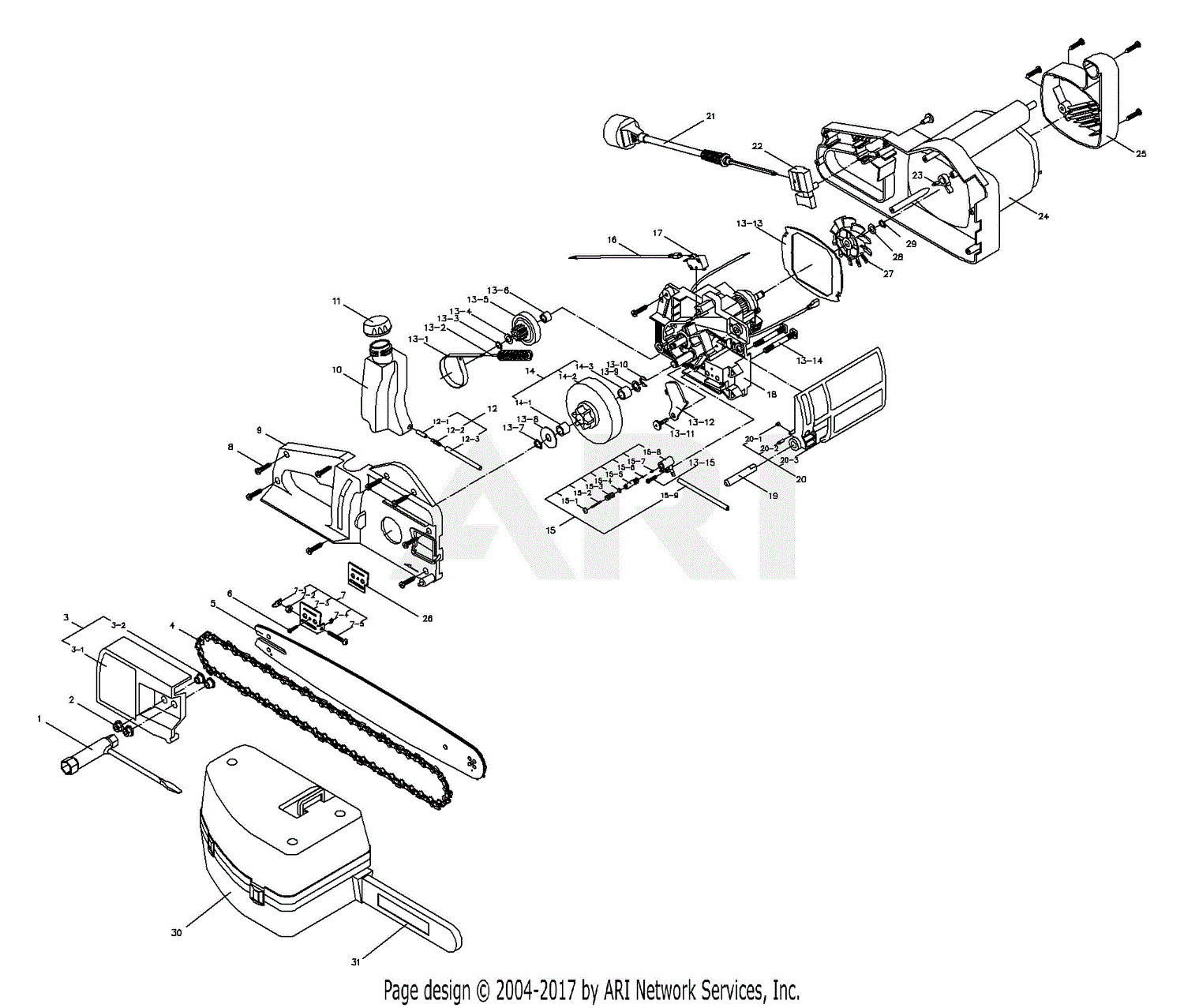 MTD MS1645CC 41BZ645R077, 41BZ645R077 MS1645CC (2004) Parts Diagram for