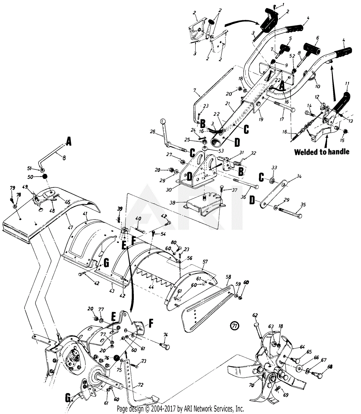 MTD Garden King Mdl 211-430-205 Parts Diagram for Parts