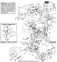 MTD Grass Handler Mdl 1057A/850-0308 Parts Diagram for Electrical