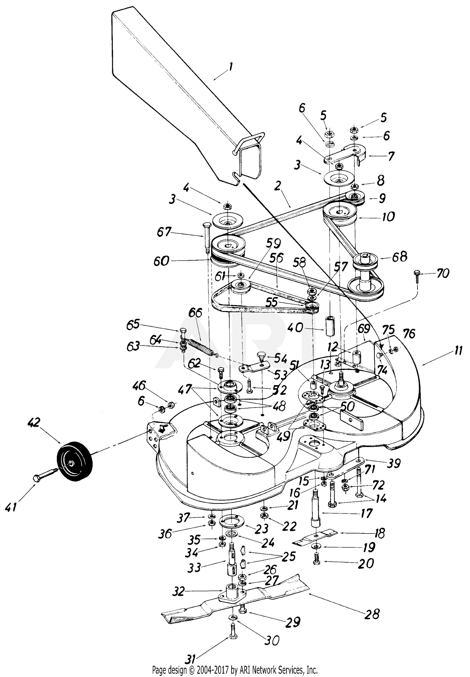 Mtd Hechinger Mdl Parts Diagram For Parts