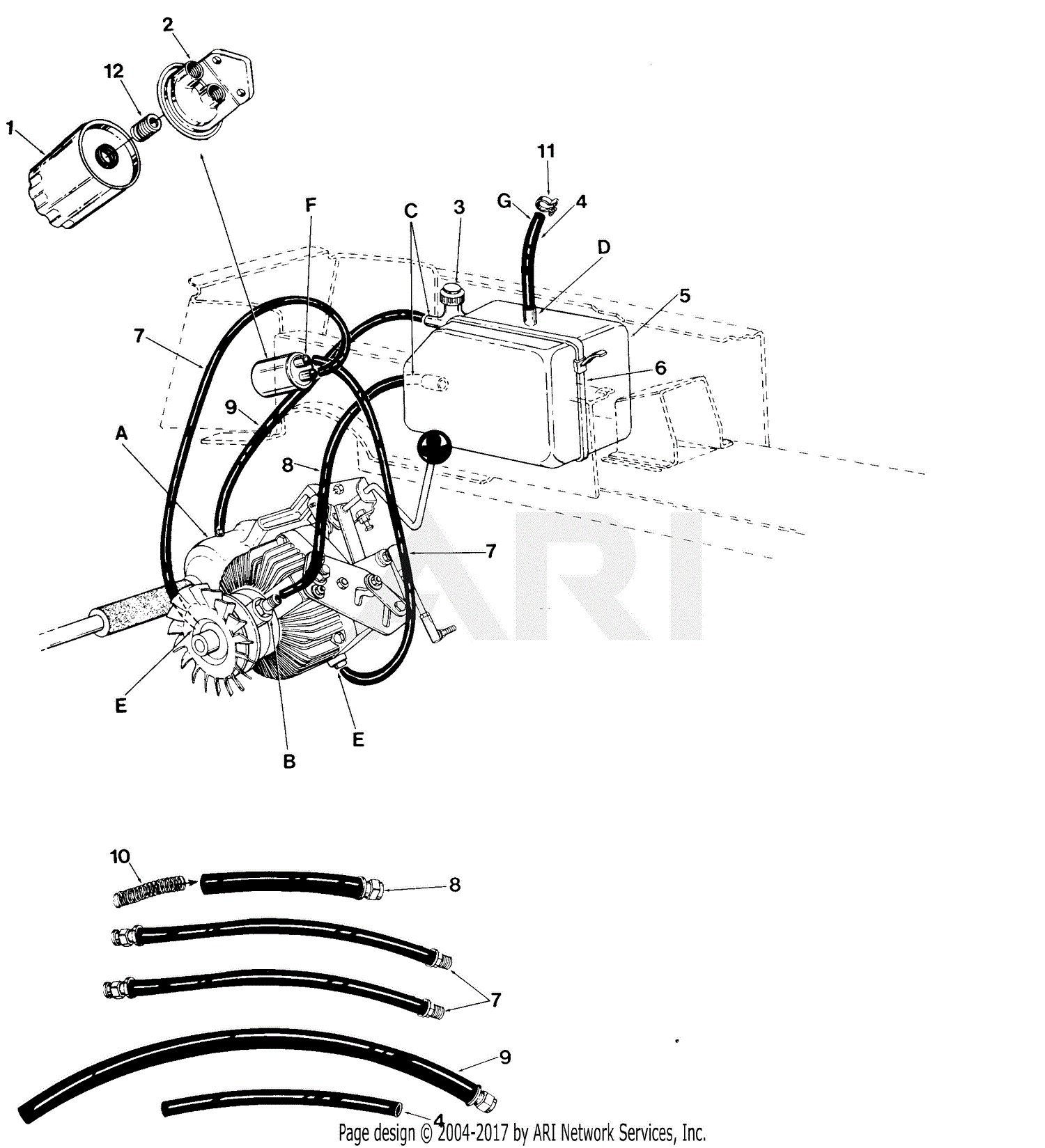 Mtd Jc Penney 1031 Parts Diagram For Parts