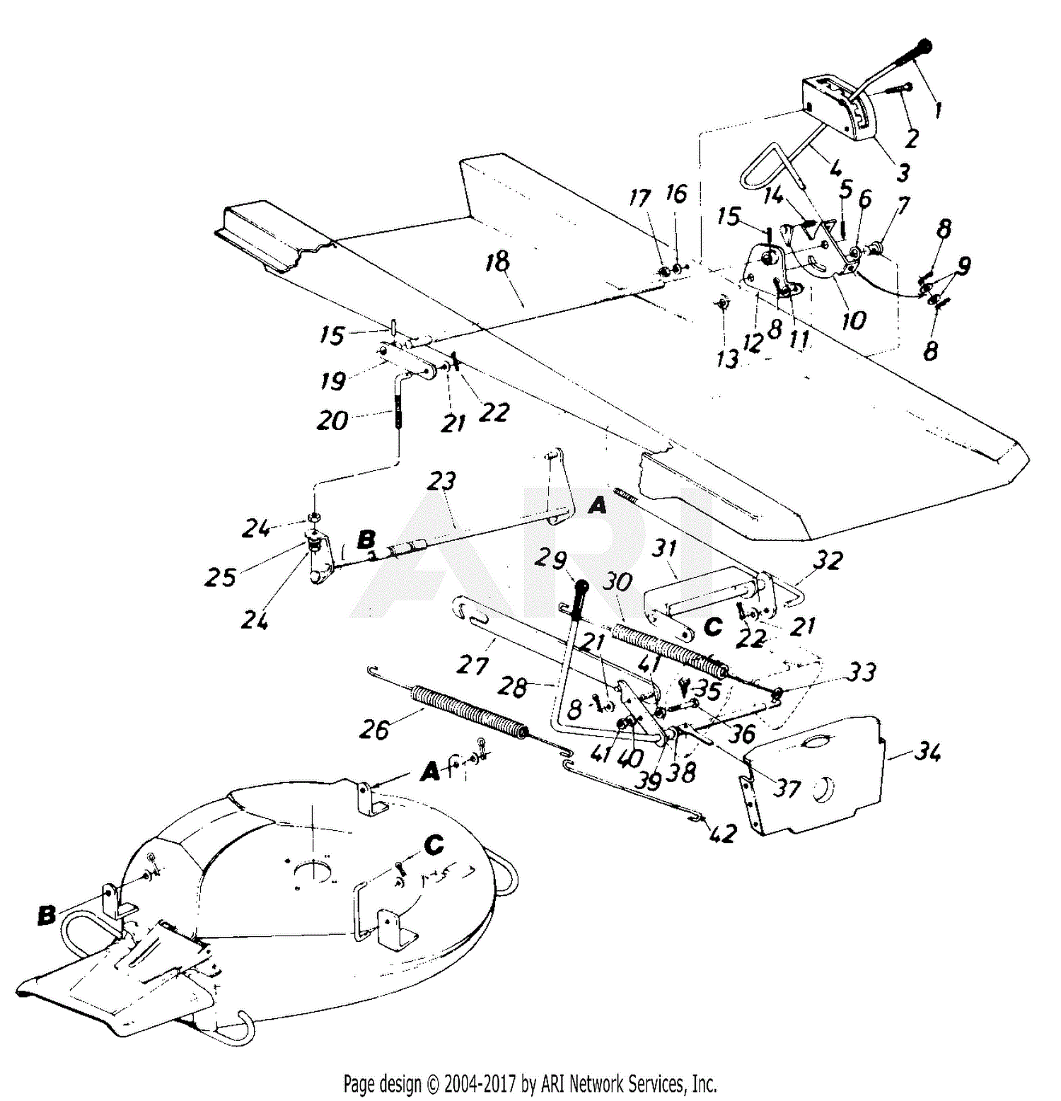 MTD MTD Lawnflite 136-504-062 Parts Diagram for Parts02