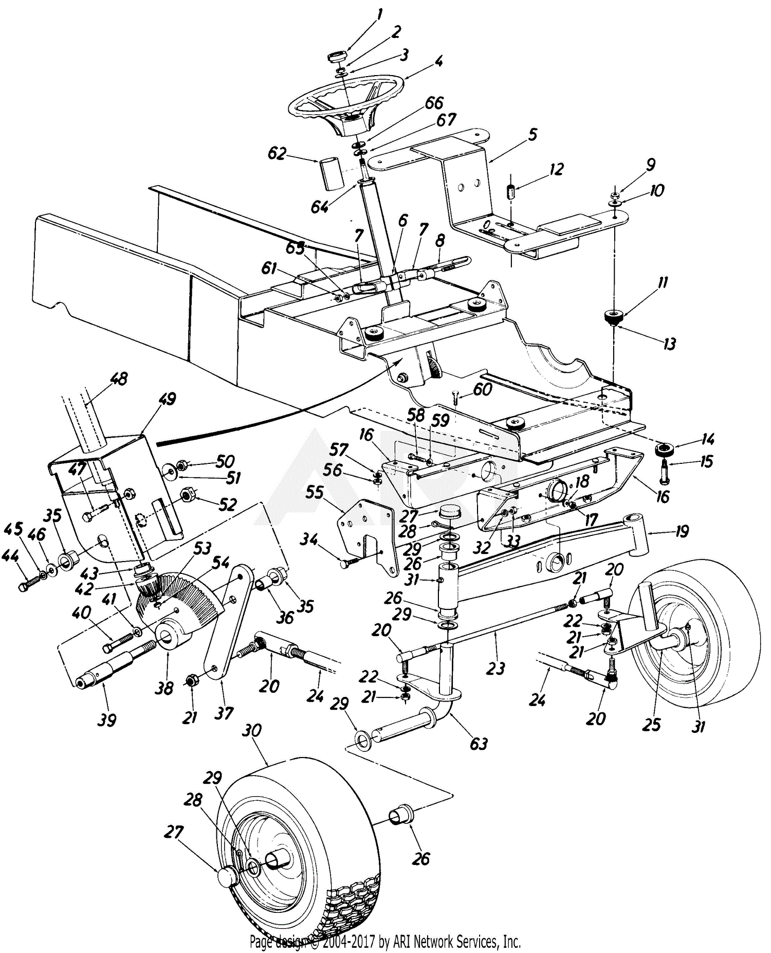 MTD Lawnflite Mdl 918 Parts Diagram for Parts04