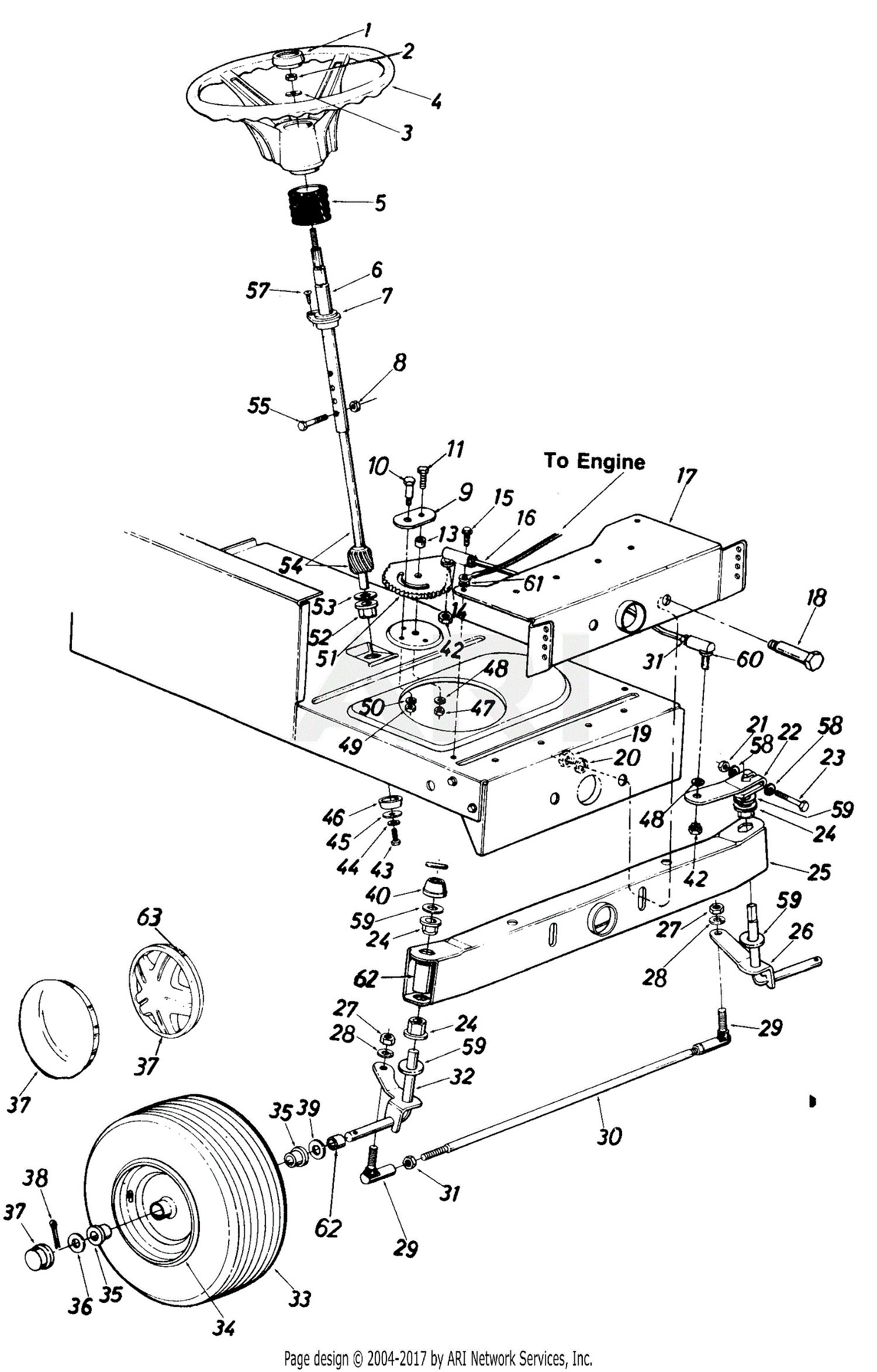 Mtd Lowes Mdl 130 659g06295188 Parts Diagram For Parts