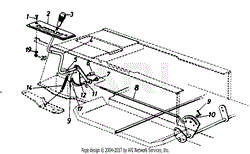 MTD Montgomery Ward Mdl TMO-33953A Parts Diagram for Parts