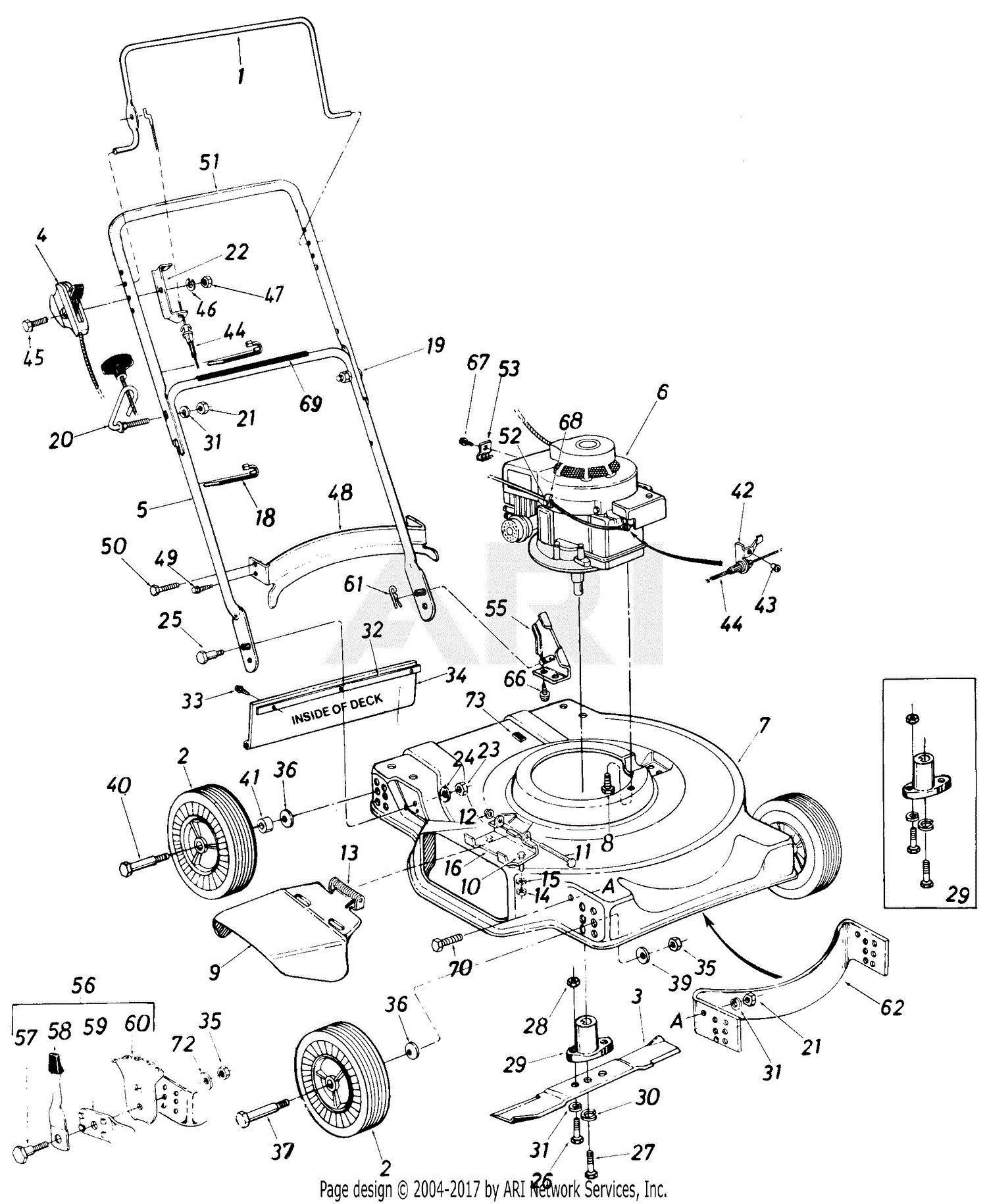 MTD 117-063-000 (1987) Parts Diagram for Parts