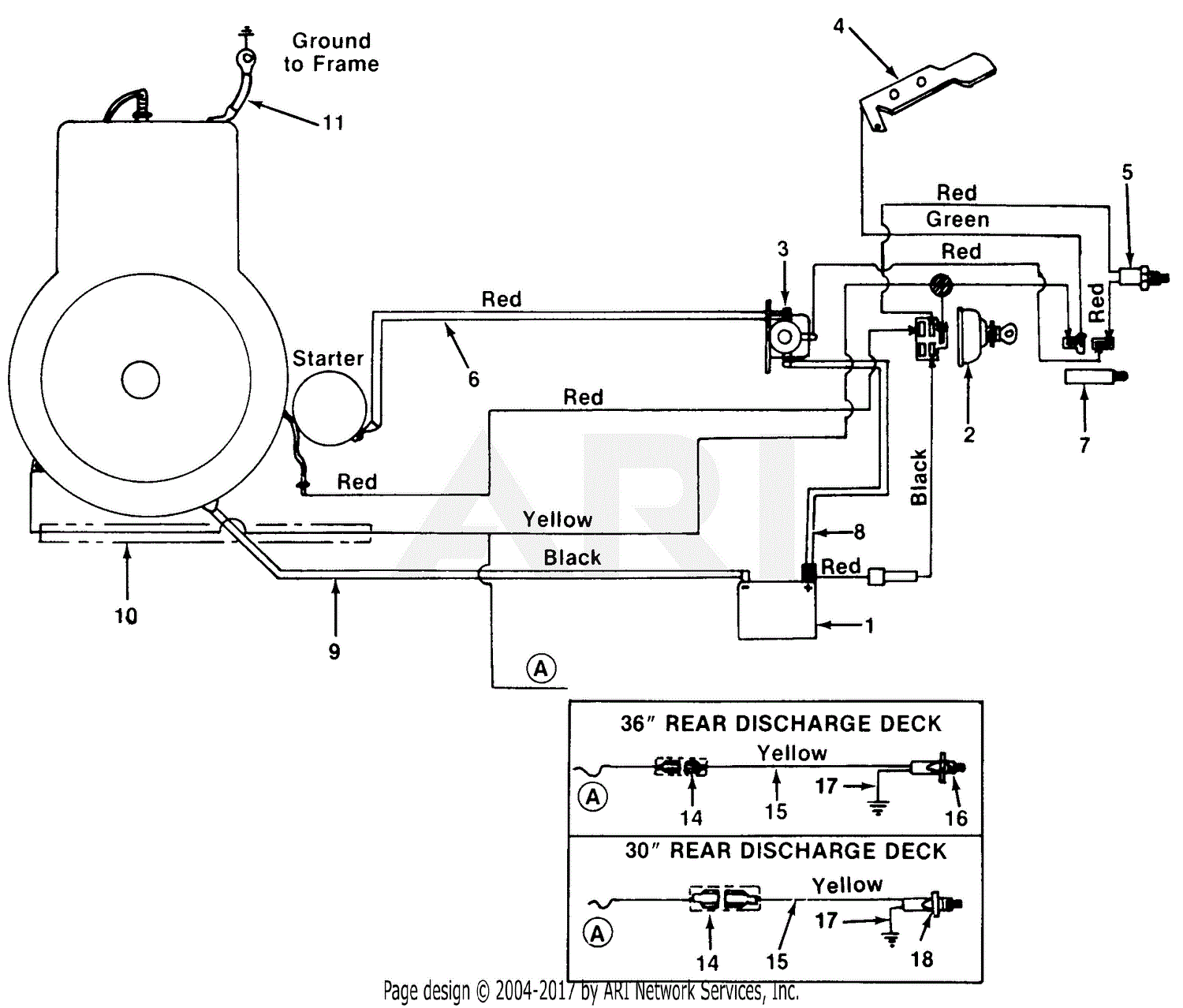 MTD 13514S (1985) Parts Diagram for Electrical