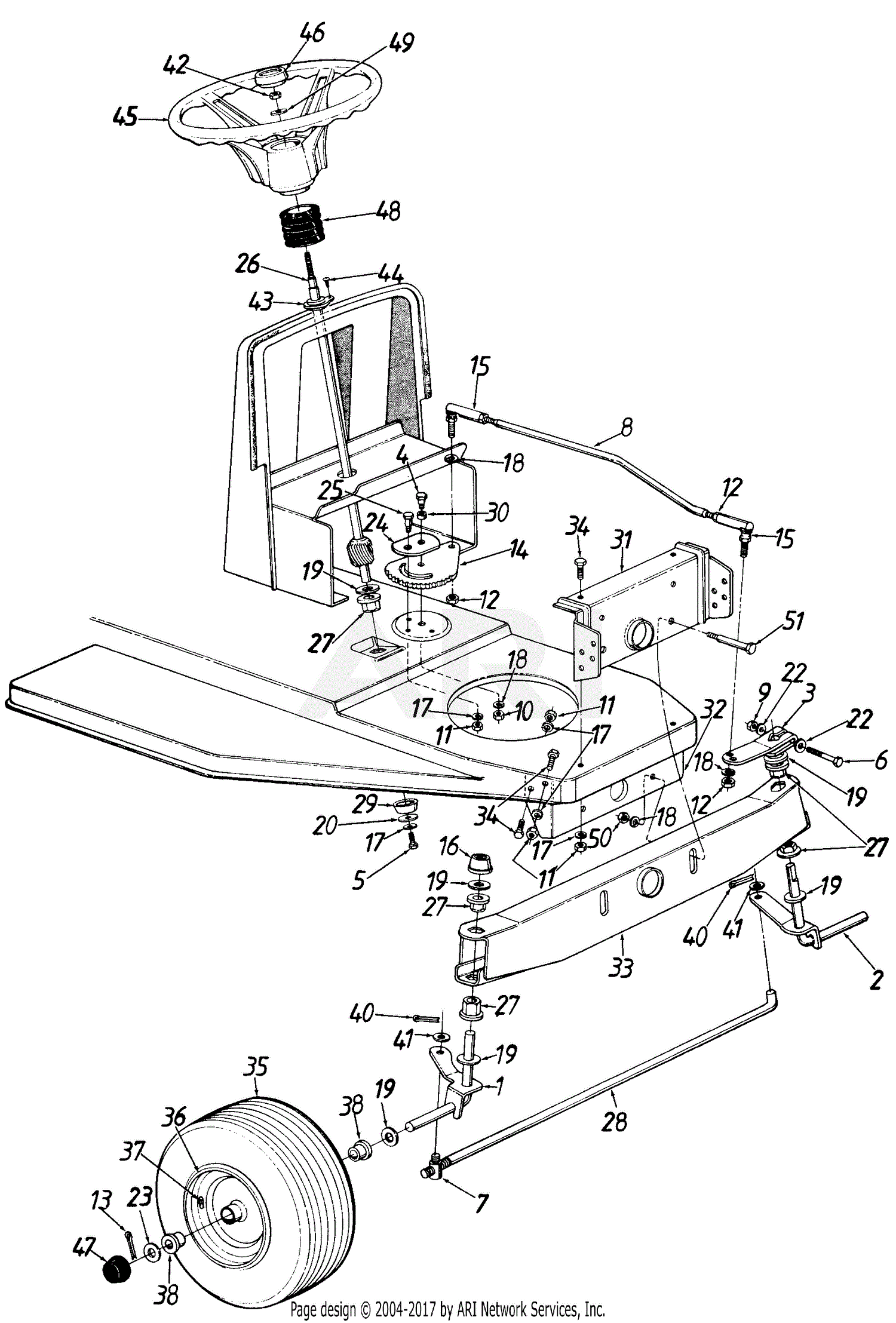 MTD MTD Mdl 138-322-192 Parts Diagram for Parts