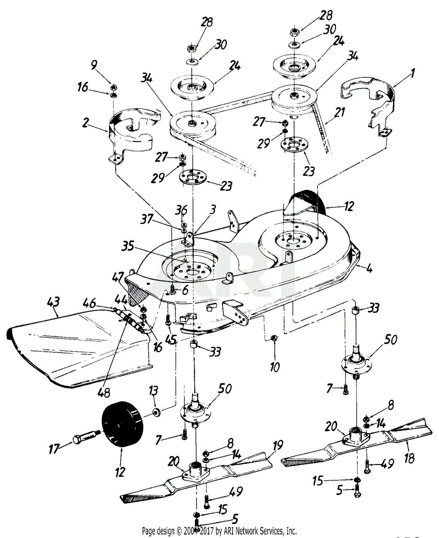 MTD MTD Mdl 138322192 Parts Diagram for Parts