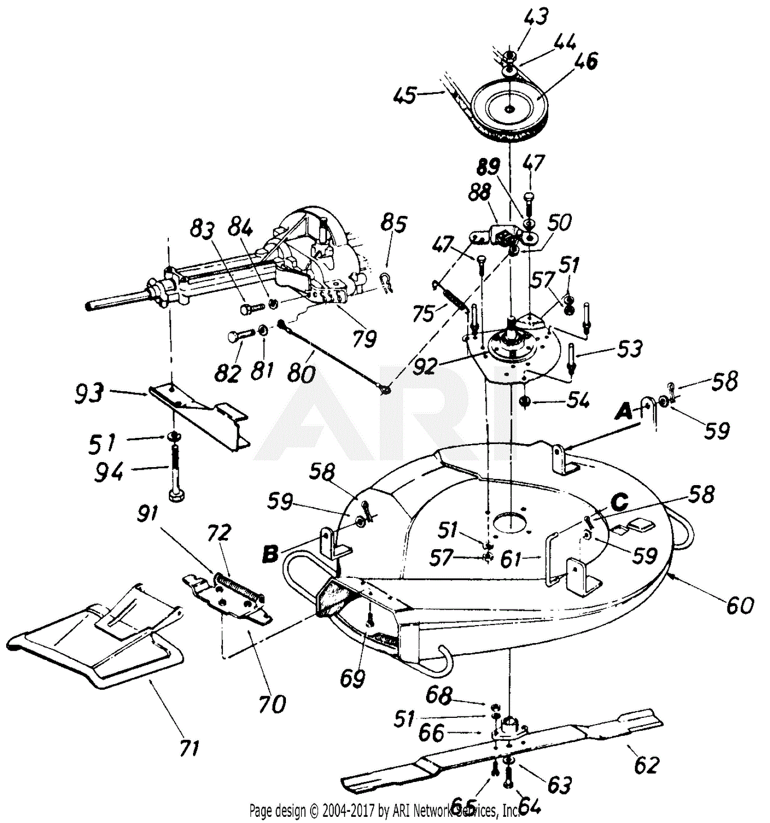 MTD 190-795-000 (1989) Parts Diagram for 26