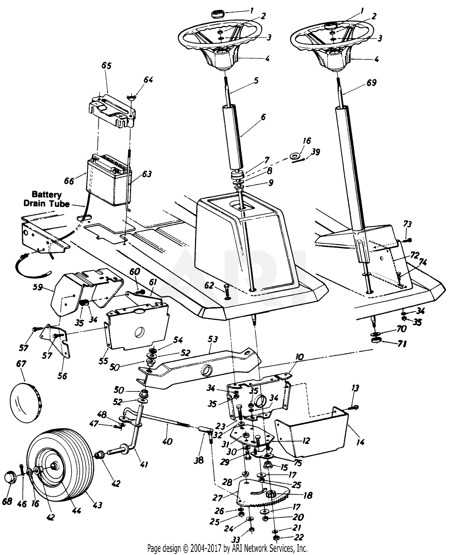 Mtd 130 530 000 1990 Parts Diagram For Parts