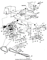 MTD 135-782-190 16 HP Lawn Tractor LGT-310 (1985) Parts Diagram for  Hydrostatic Transmission