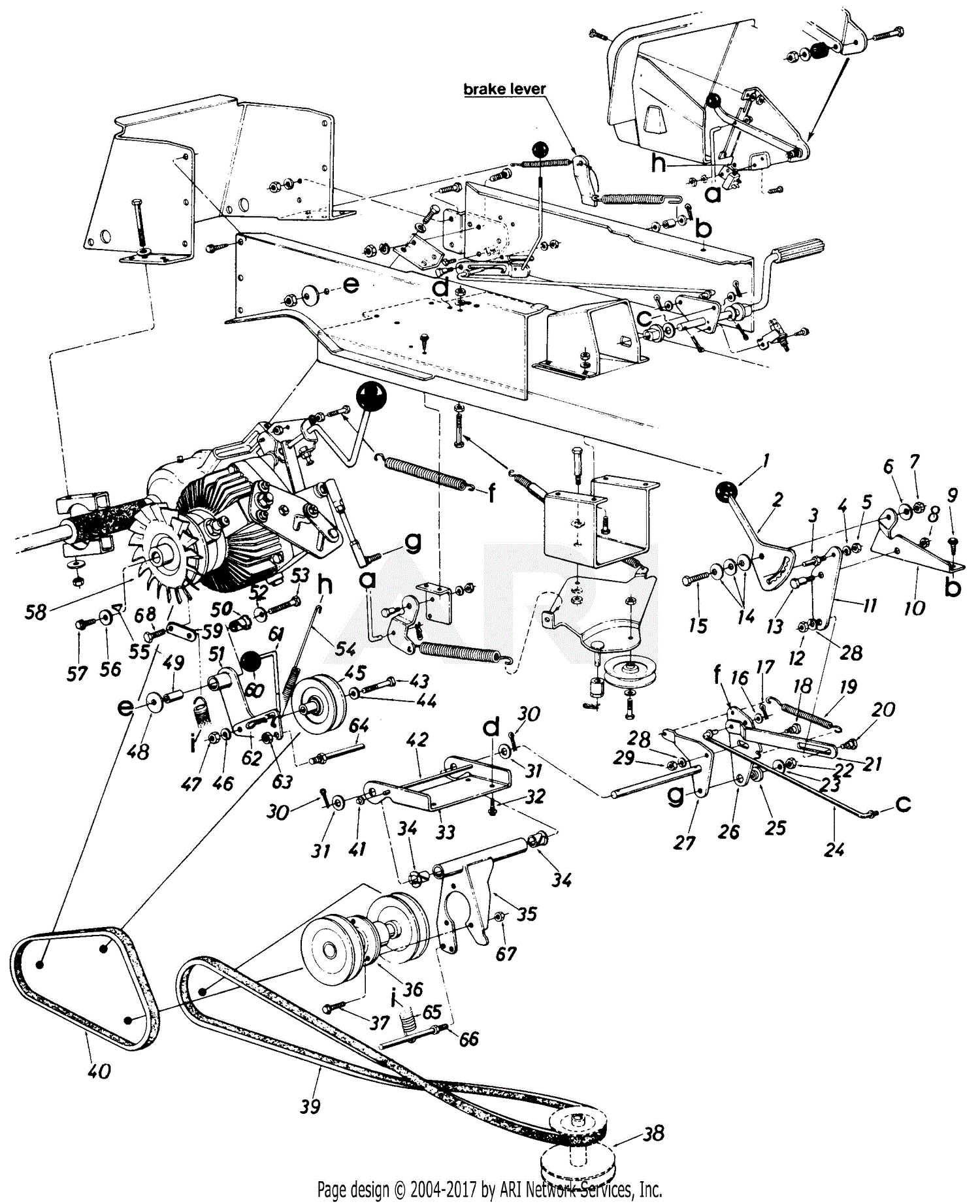 MTD 148-851-000 (1988) Parts Diagram for Parts