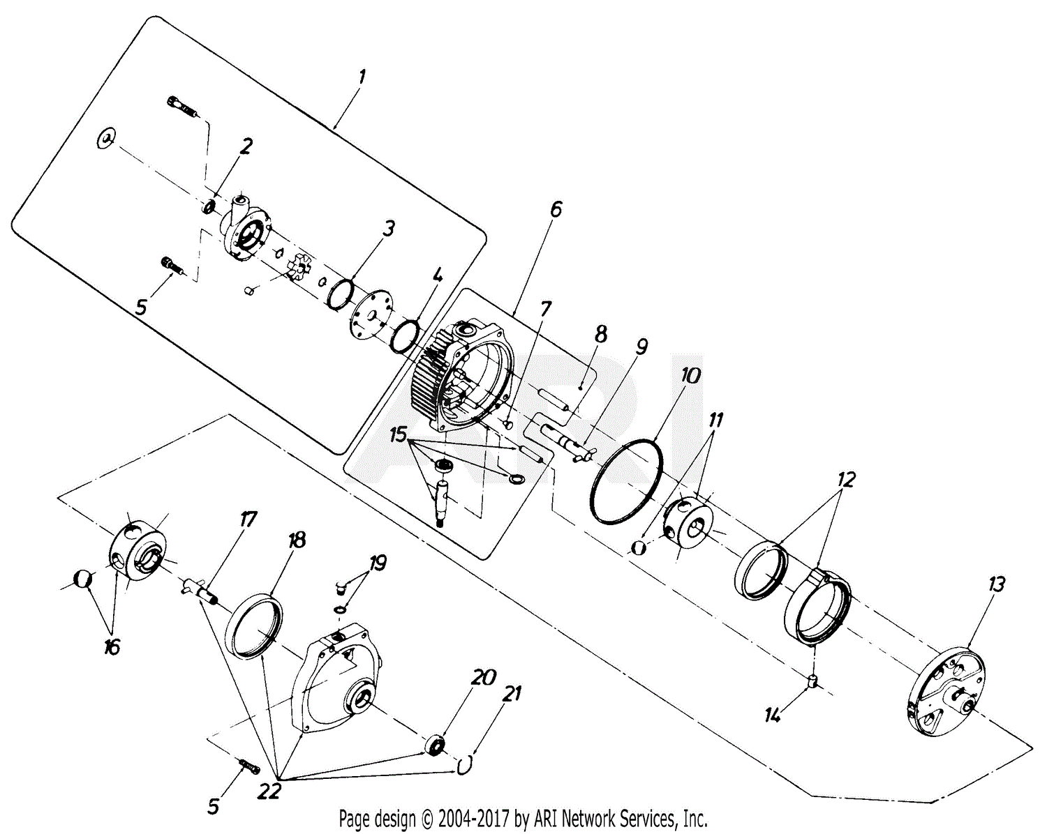 Mtd 148 862 000 1988 Parts Diagram For Hydrostatic Transmission