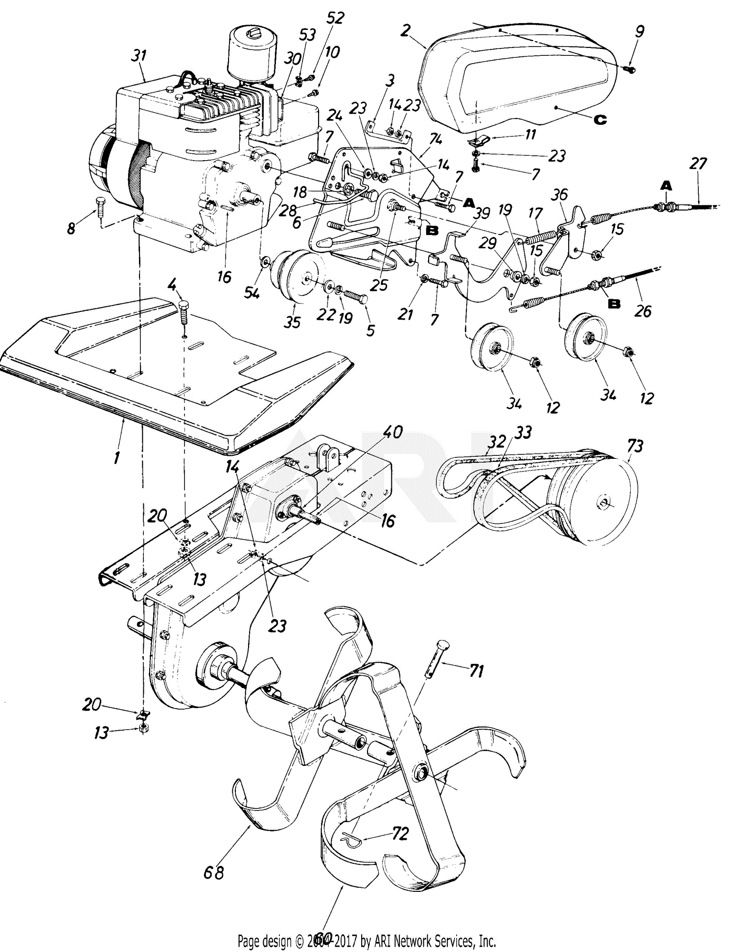 MTD 217-381-000 (1987) Parts Diagram for Parts02