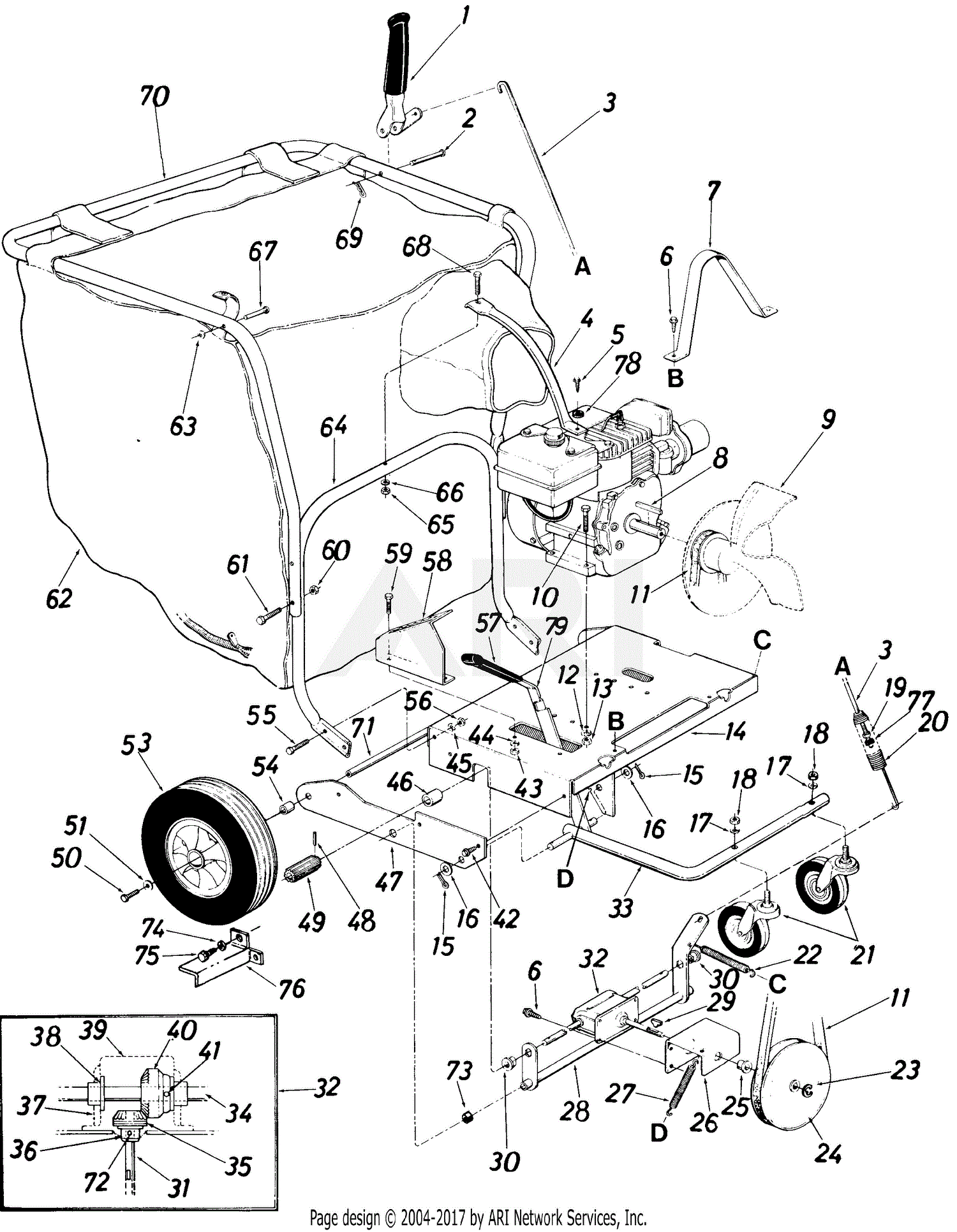 Mtd Mtd Mdl 3z479d Parts Diagram For Parts