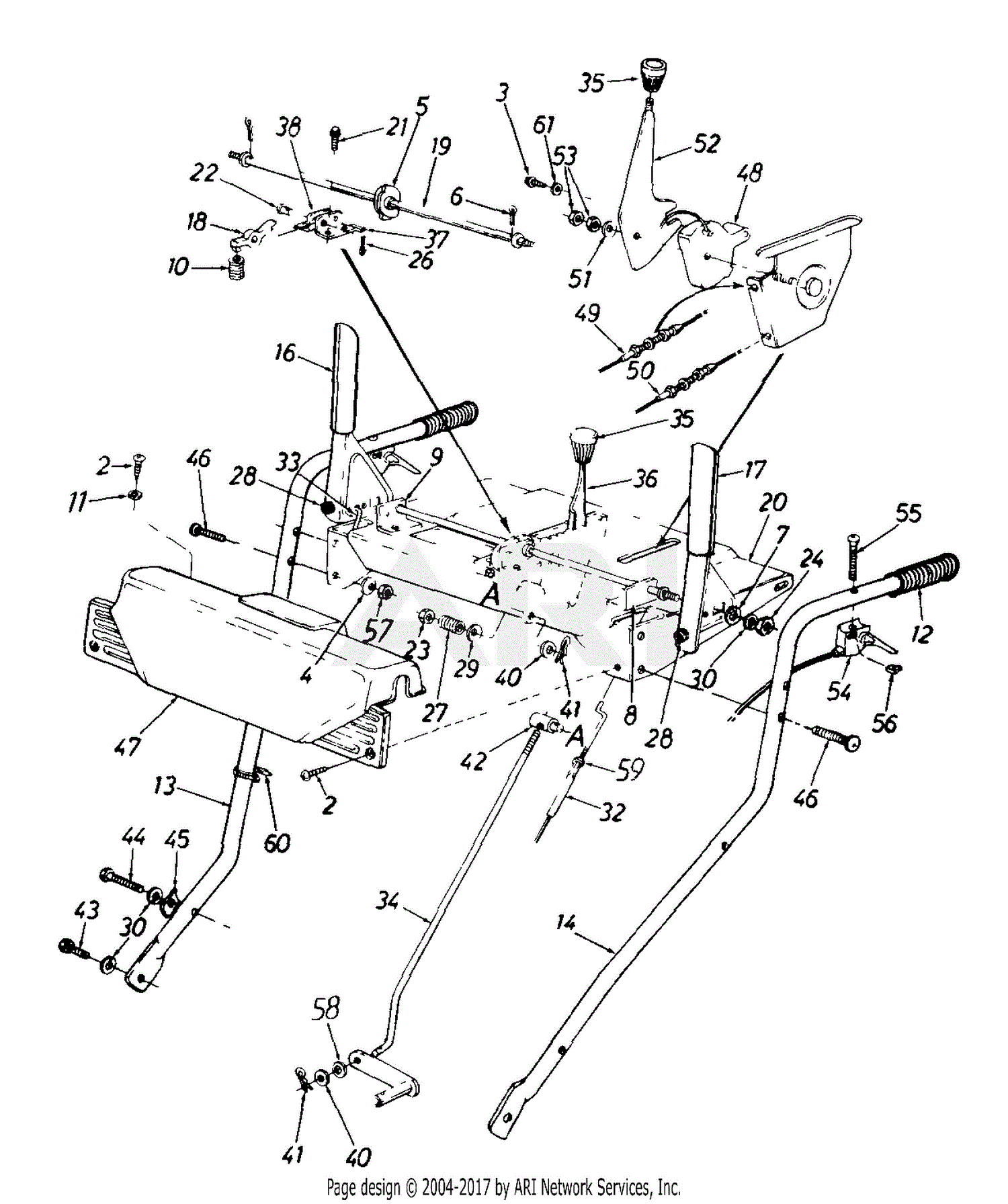 MTD 314-642F000 (1994) Parts Diagram for Engagement Assembly