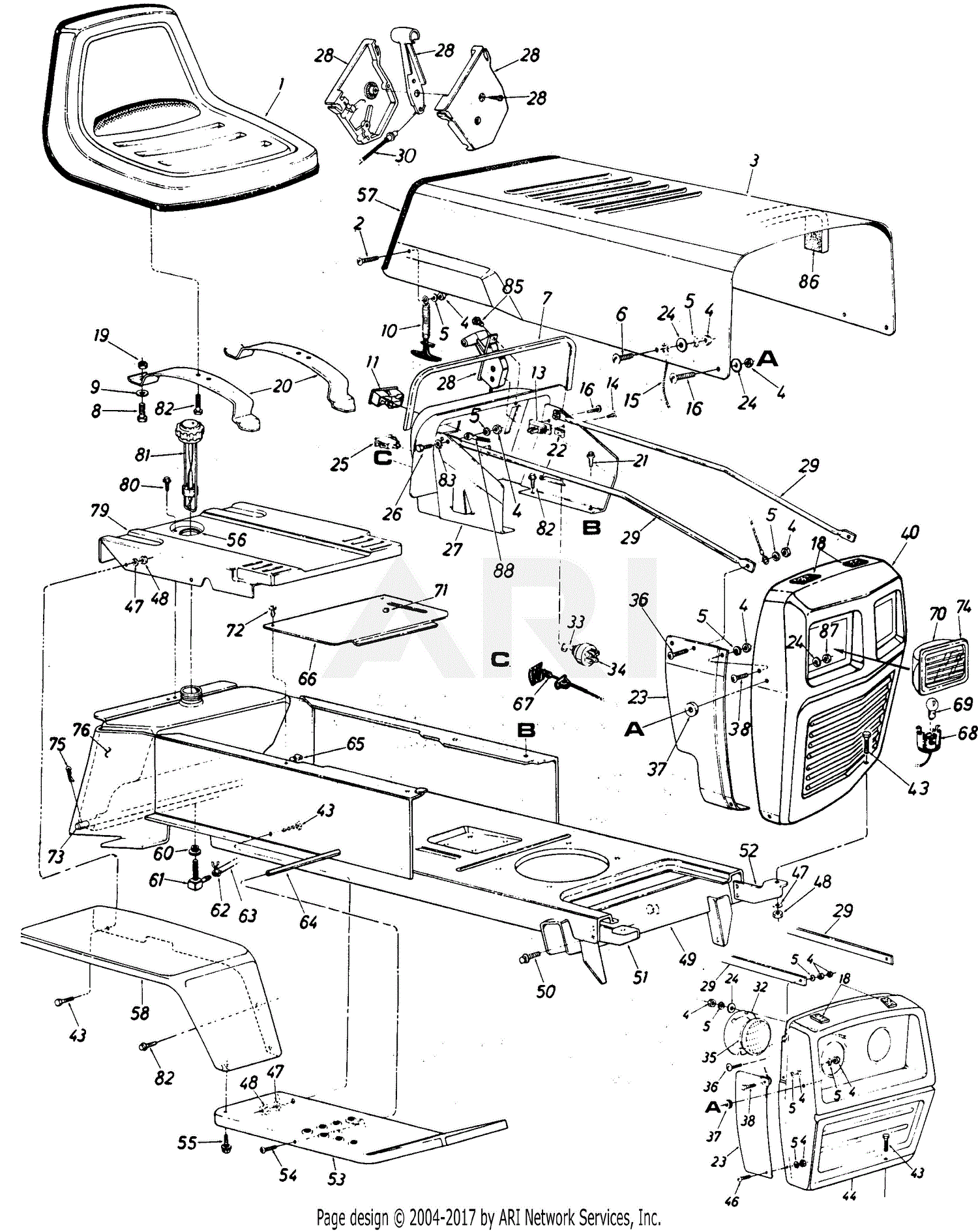 Mtd Ranch King Mdl 752 Parts Diagram For Parts02