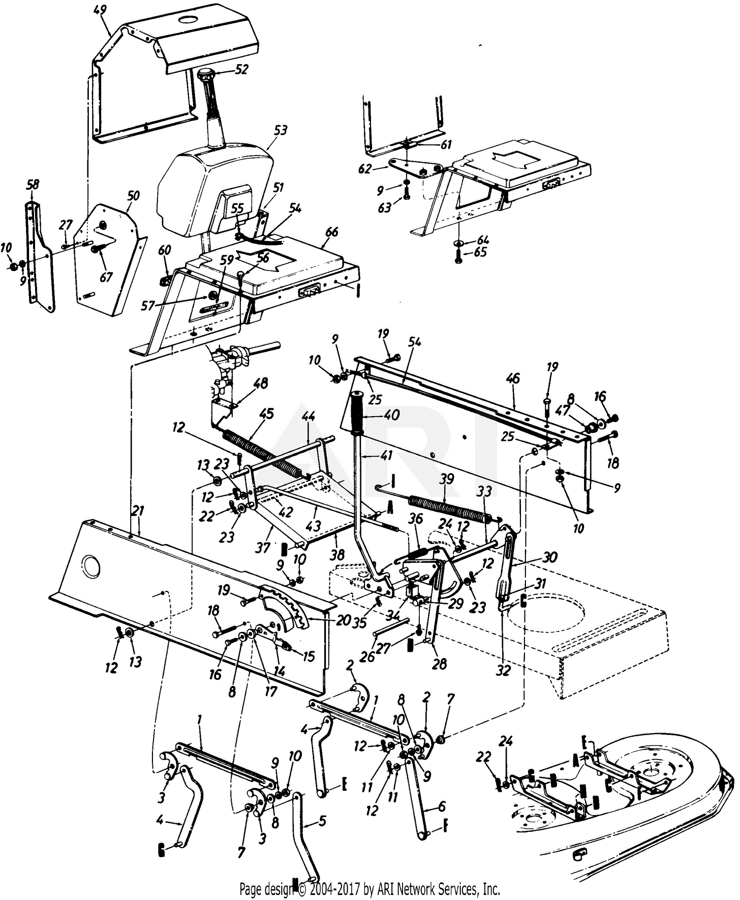 Mtd Ranch King Mdl 130 679g205 Parts Diagram For Parts07