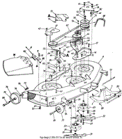 MTD Ranch King Mdl 140-840H205 Parts Diagram for 46