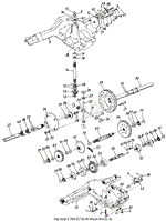 Ranch King 145-842 - Ranch King Garden Tractor (1985) Hydrostatic  Transmission Parts Lookup with Diagrams