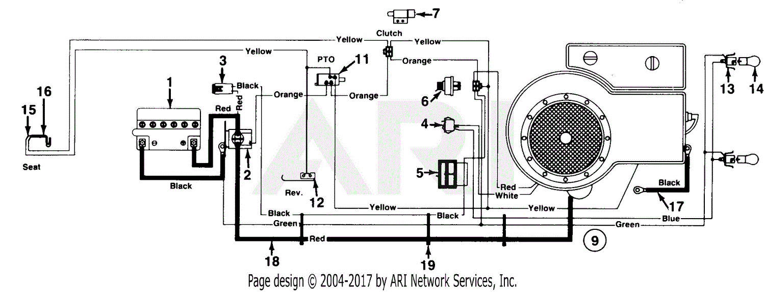MTD Signature 2000 Mdl TMO-30000A (131A670G000) Parts ... 12v wiring help 