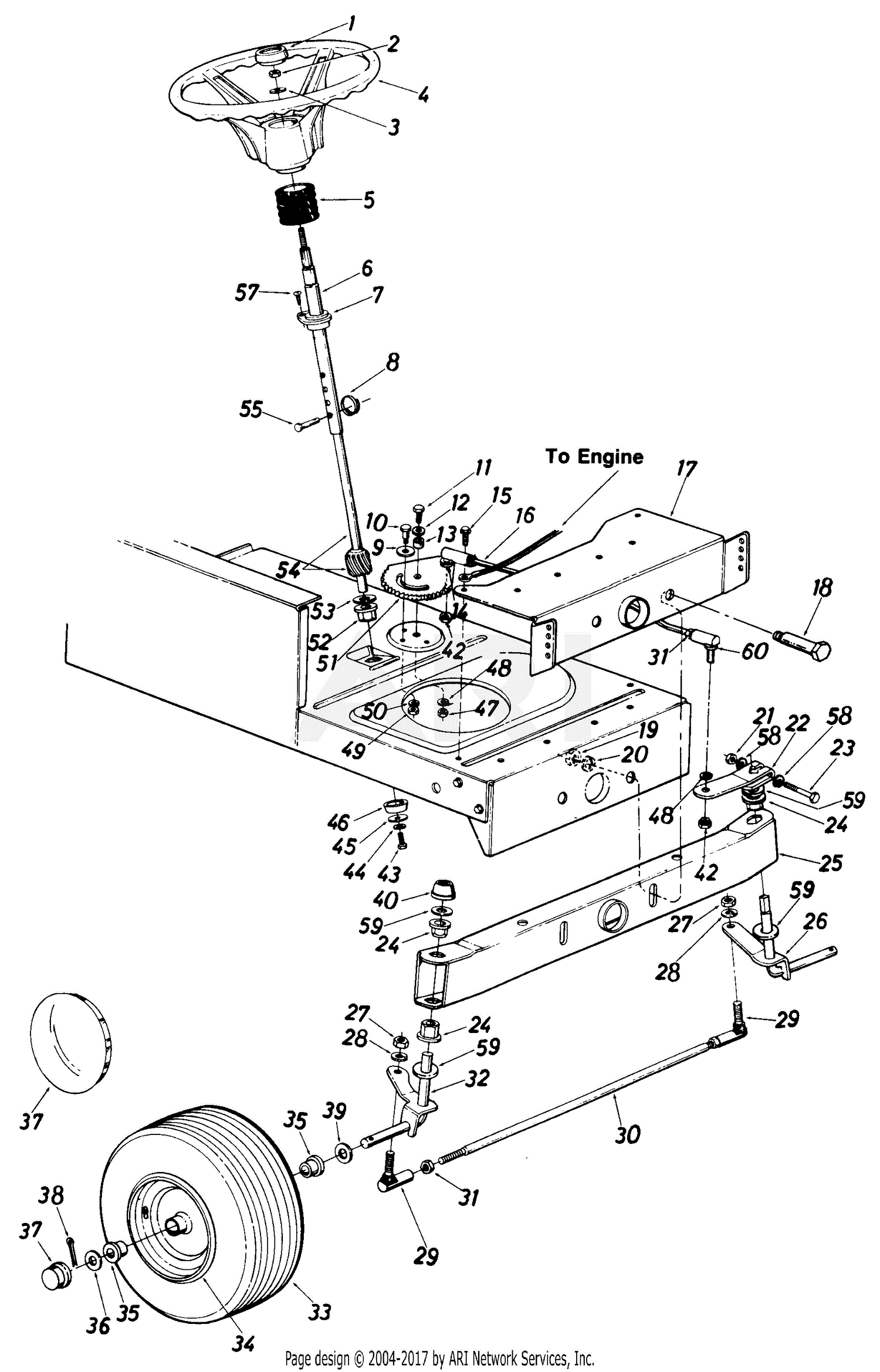 MTD Timberland 136-638-041 Parts Diagram for Parts