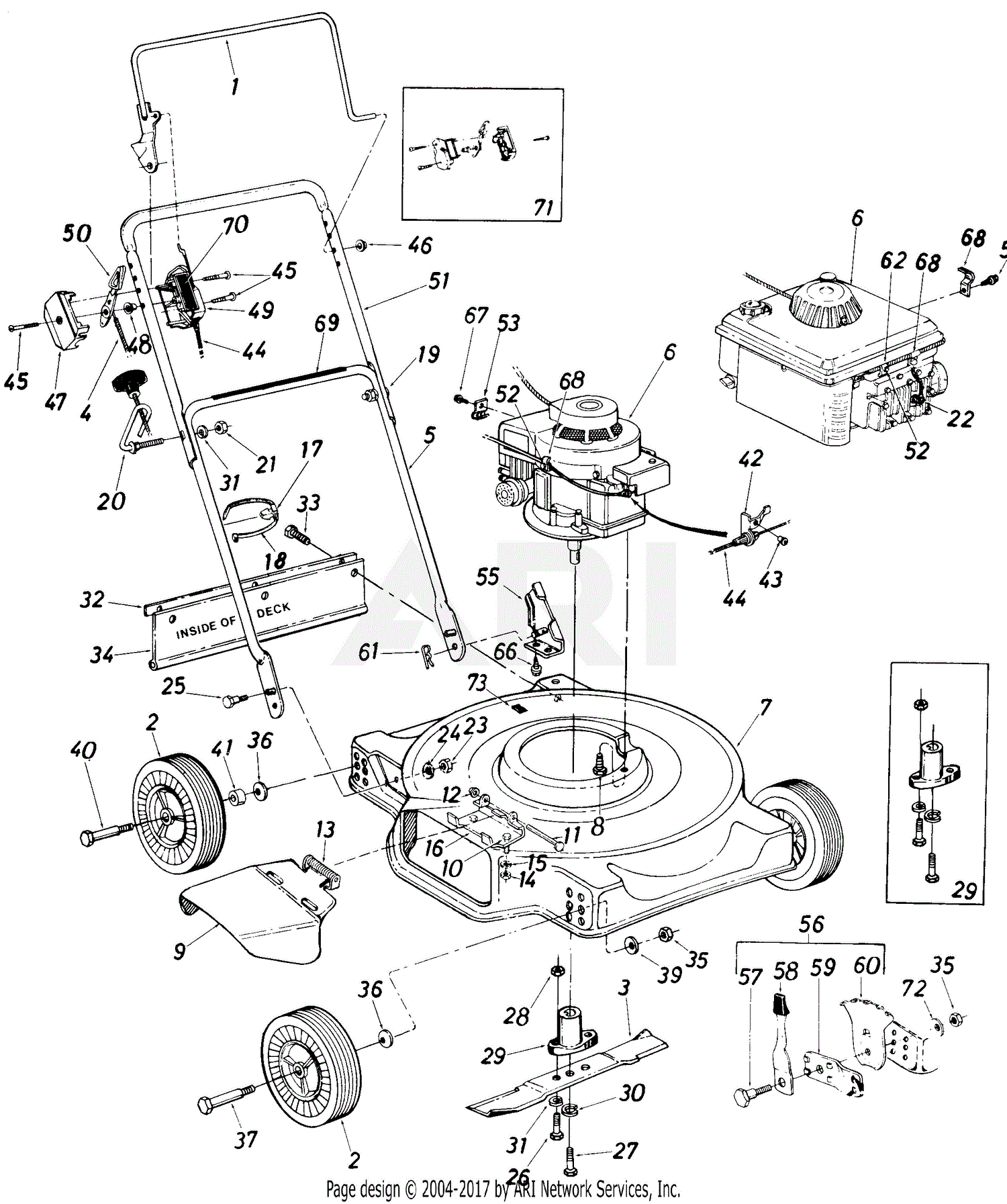 MTD WizardMTD 3830A68 Parts Diagram for Parts