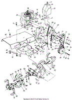 MTD Wizard Mdl 218-355-098/MTD2105A88 Parts Diagram for Parts