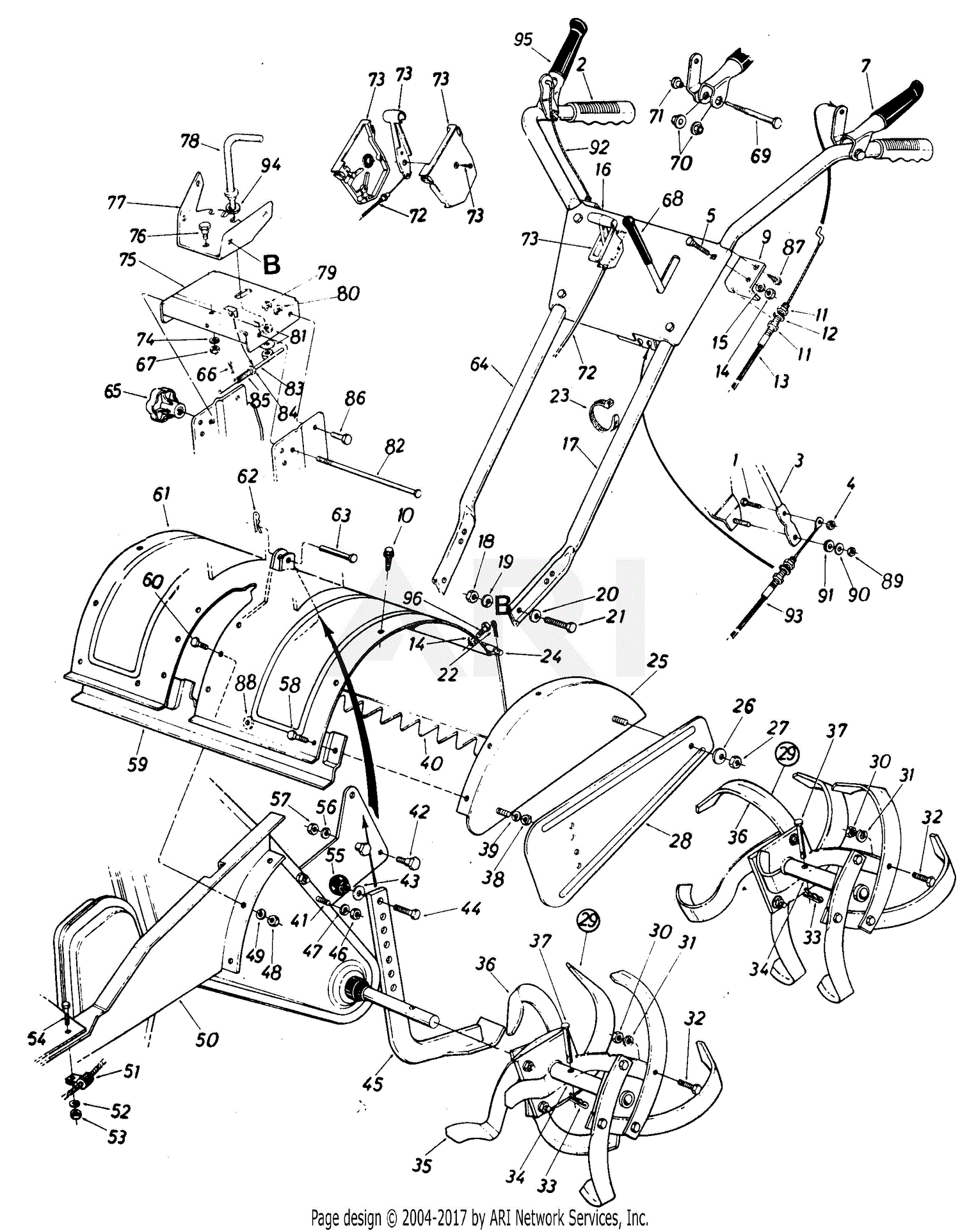 MTD Wizard Mdl 218-406-098/MTD3109A88 Parts Diagram for Parts