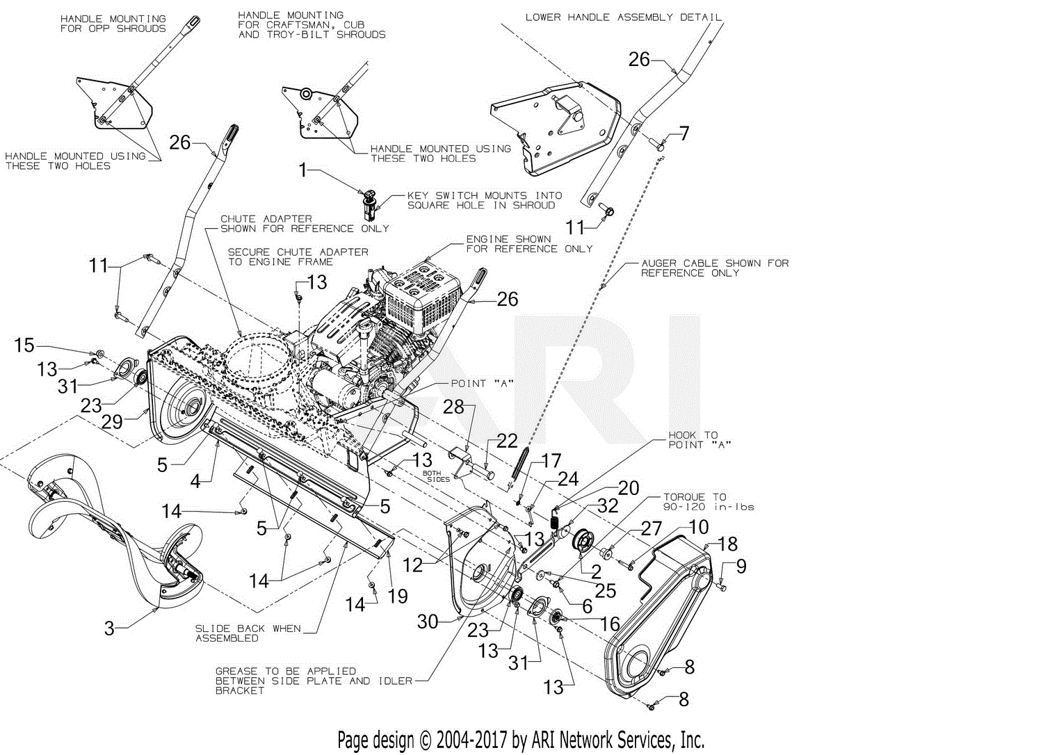 Mtd 31as2s1e795  2016  Parts Diagram For Frame