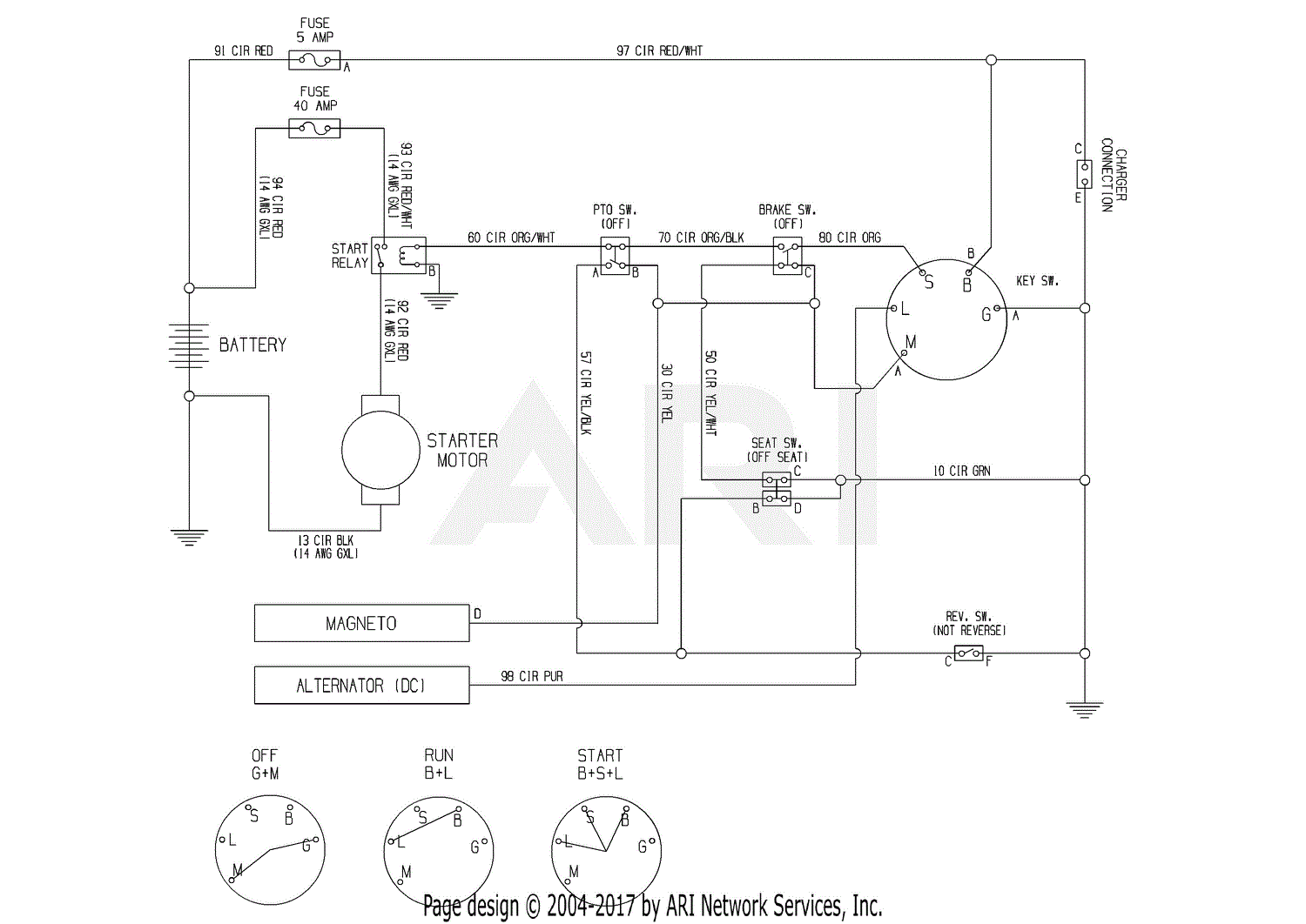 MTD 13A326JC058 Mini-Rider (2013) Parts Diagram for ... mini electrical diagram 