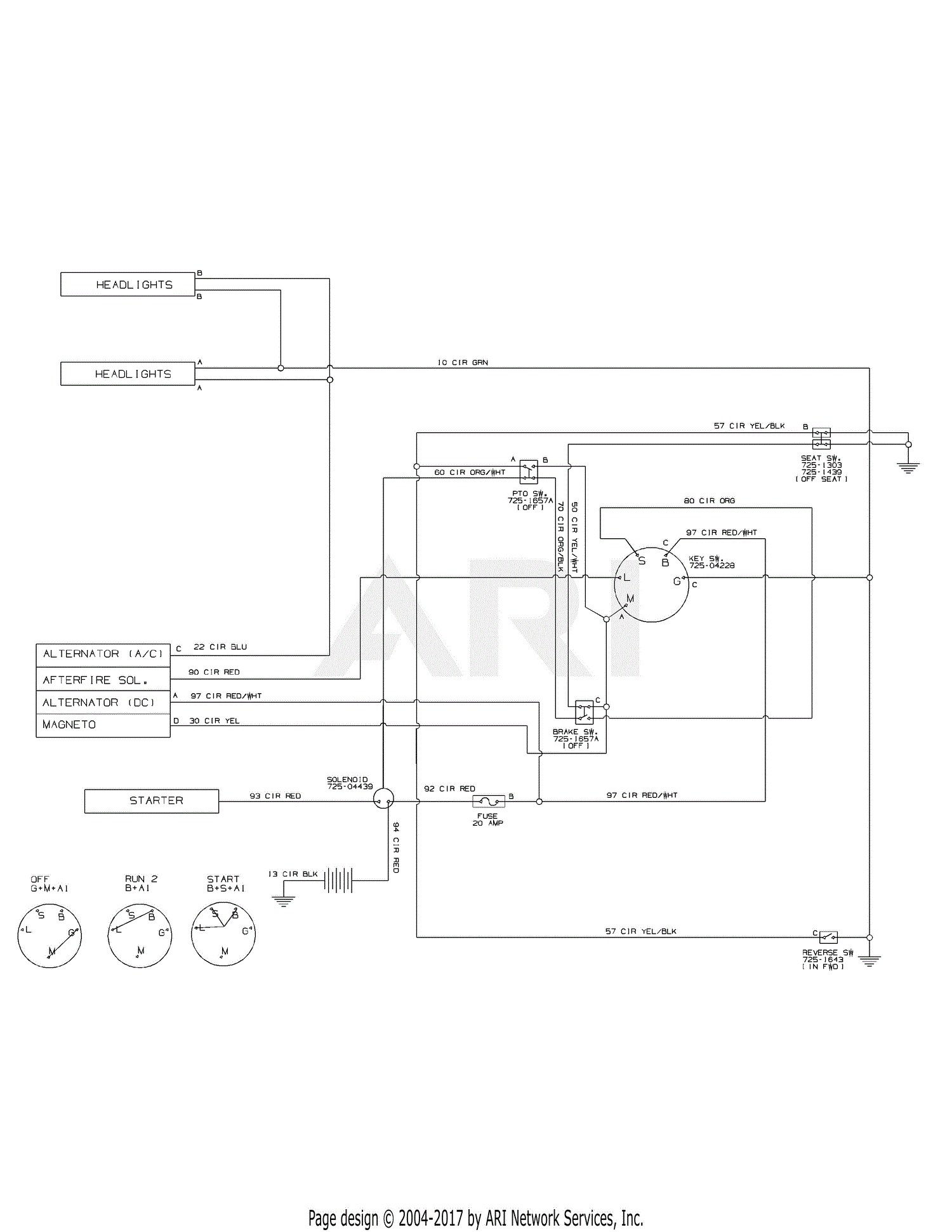 Lawn Mower Schematic Diagram / Husqvarna Tractor Wiring Diagram Wiring