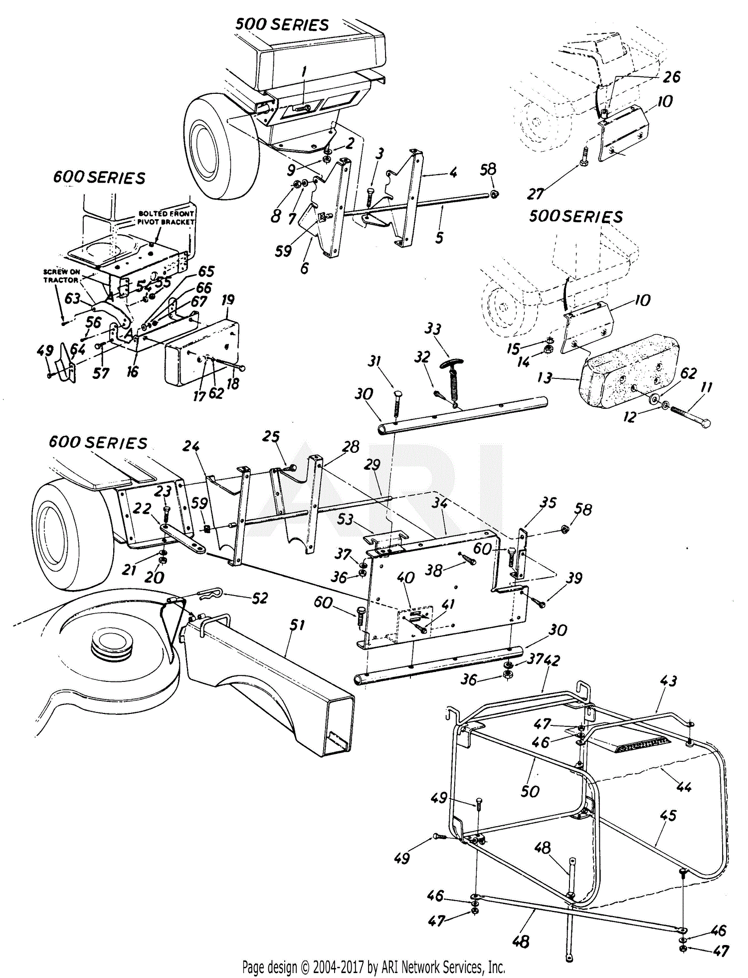 MTD 19058S (1985) Parts Diagram for Grass