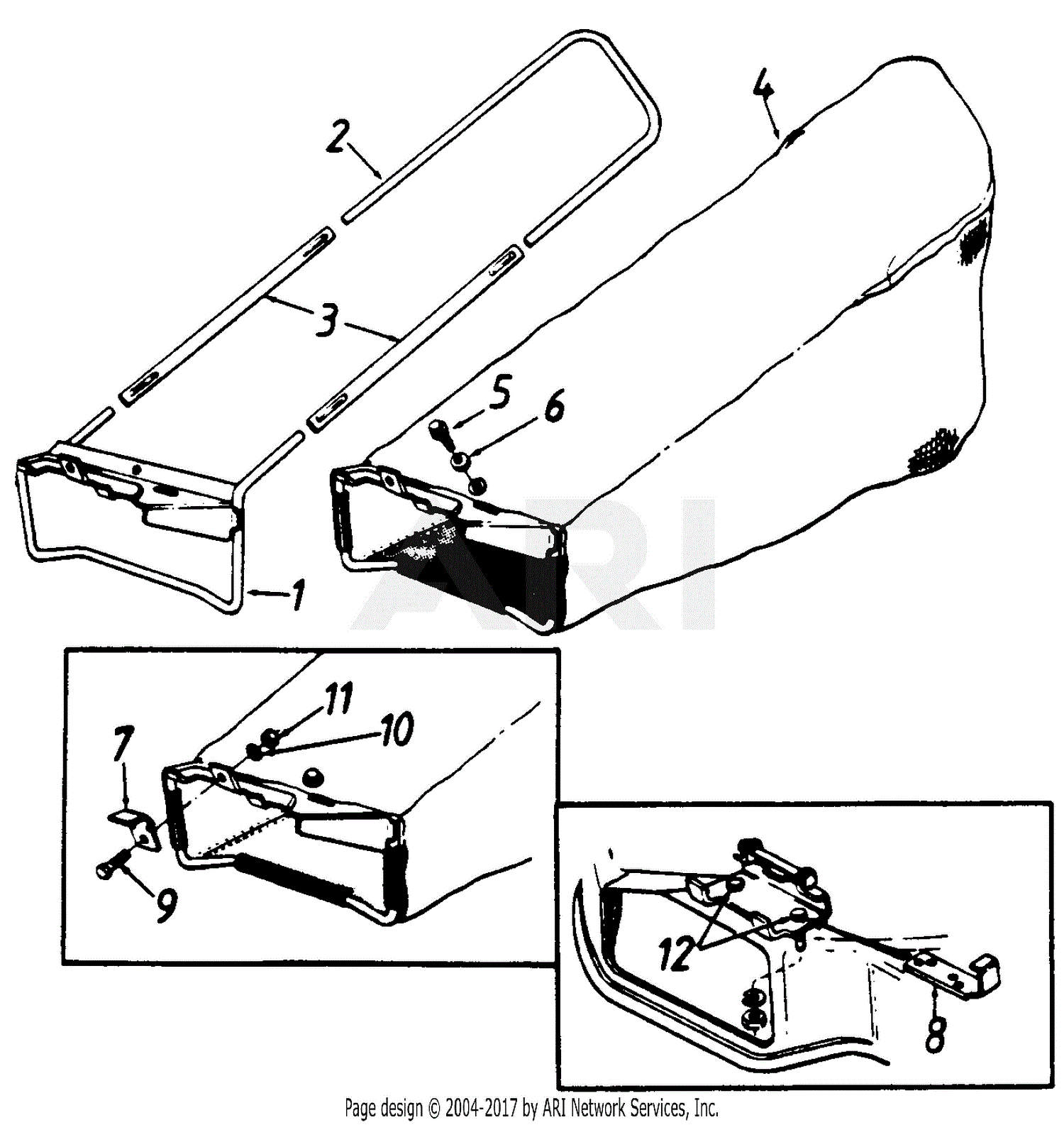 MTD 190086 (1991) Parts Diagram for Grass