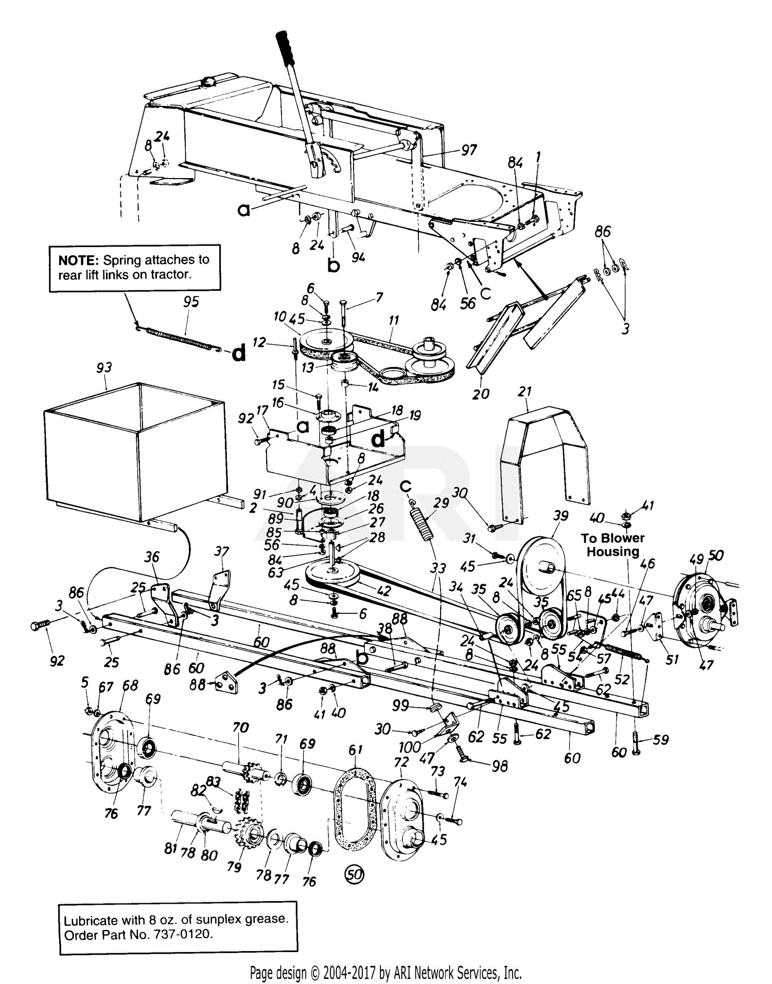 Mtd Parts Diagram For Snow Thrower Attachment