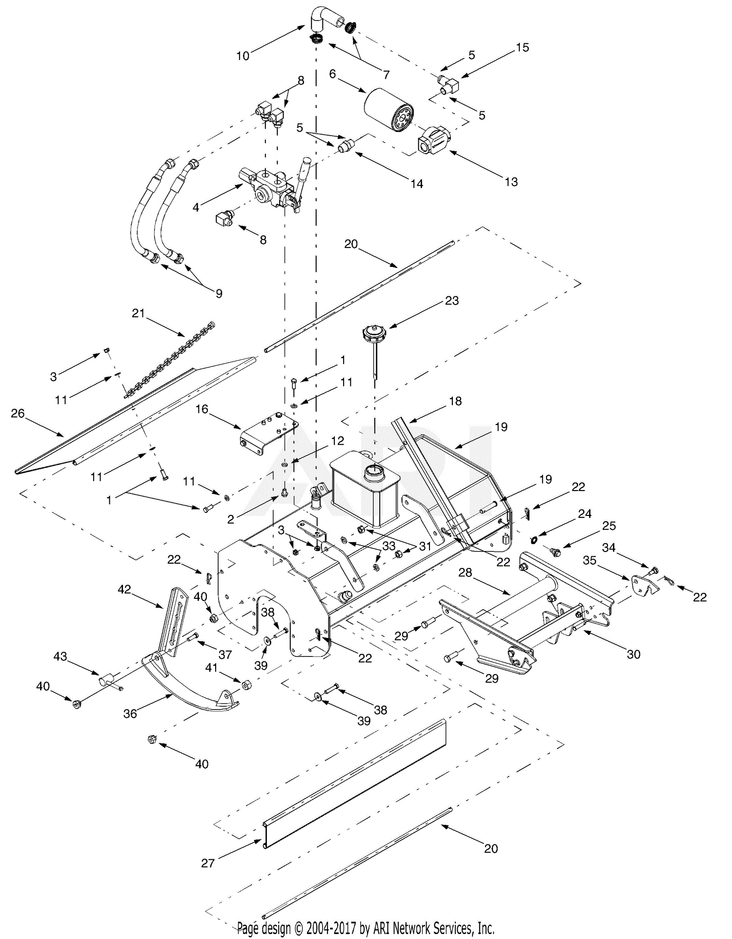 MTD 190-825-000 (2000) Parts Diagram for General Assembly