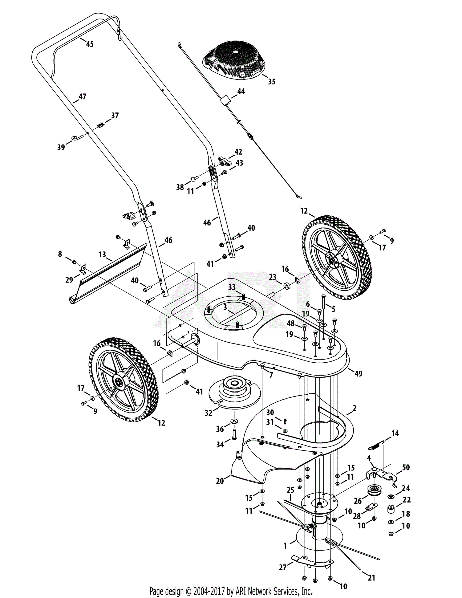 MTD RM2200 25A-26J7783 (2015) 25A-26J7783 RM2200 (2015) Parts Diagram