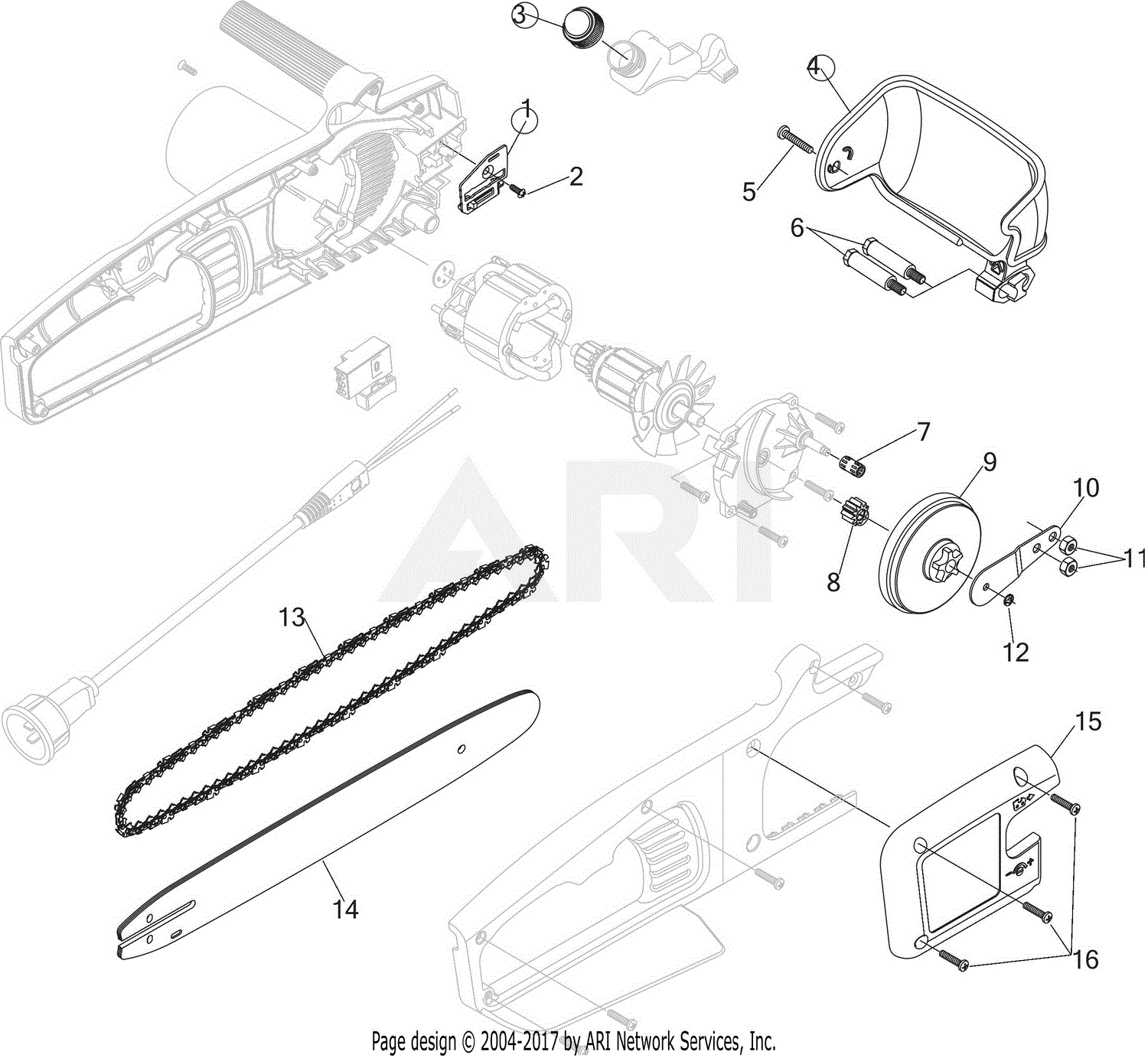 Remington Electric Chainsaw Parts Diagram - Wiring Site Resource