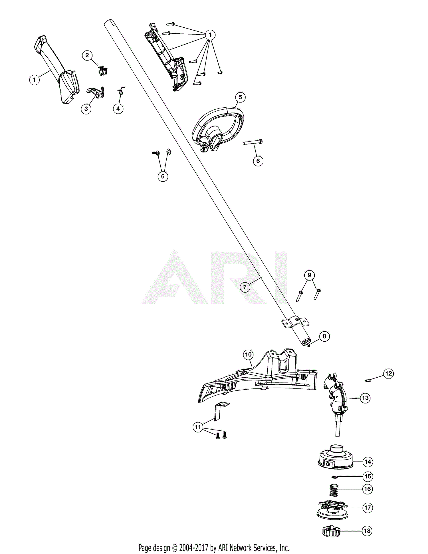 MTD RM2560 41AD160G983 41AD160G983 RM2560 Parts Diagram for General ...