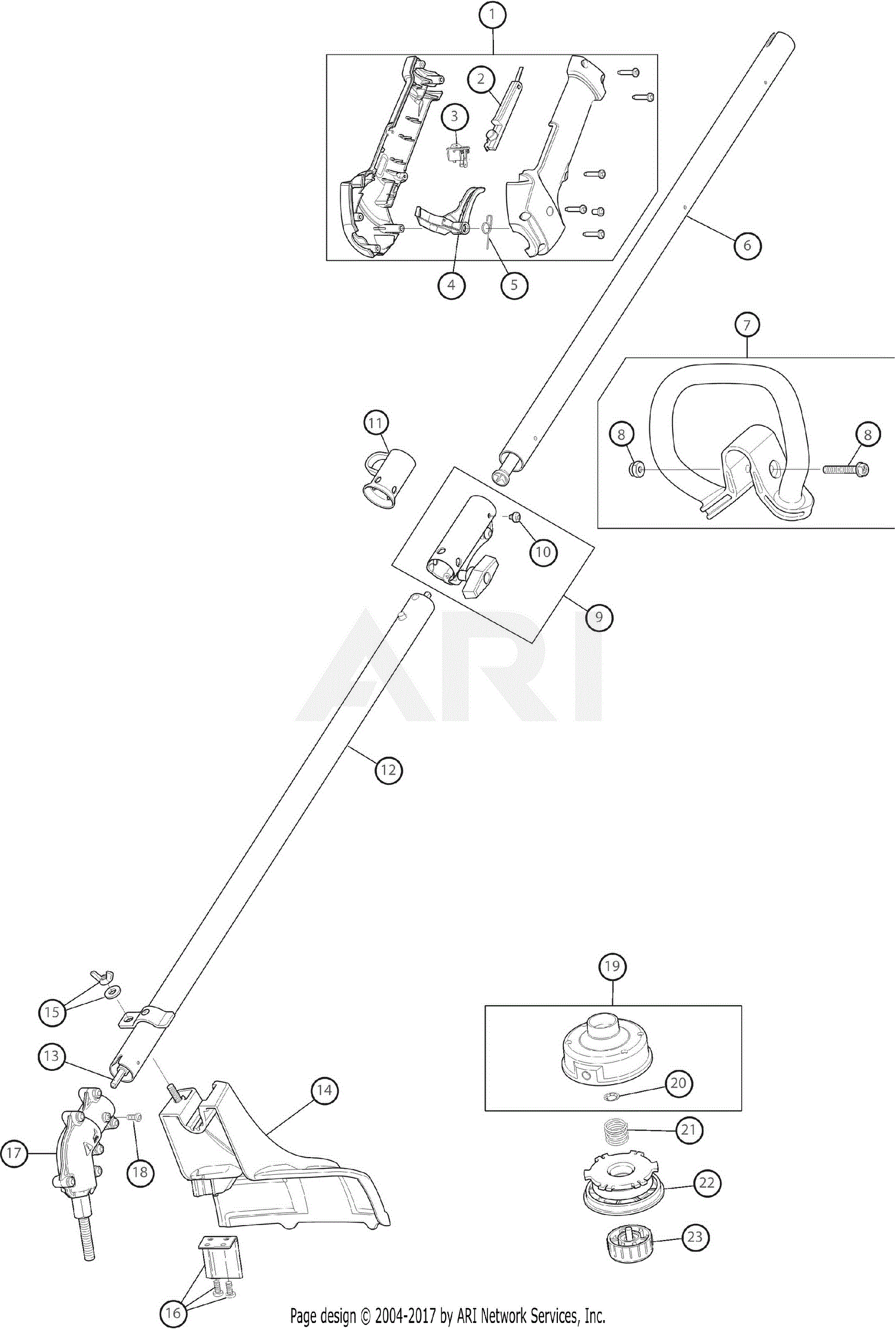 MTD RM2570EC 41ADZ26C983 Parts Diagram for General Assembly