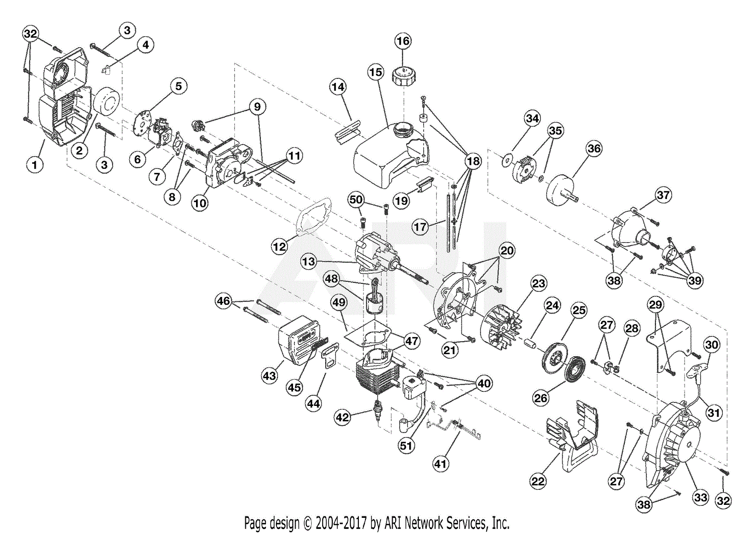 MTD 410r 21A-121R034 21A-121R034 410r Parts Diagram for Engine