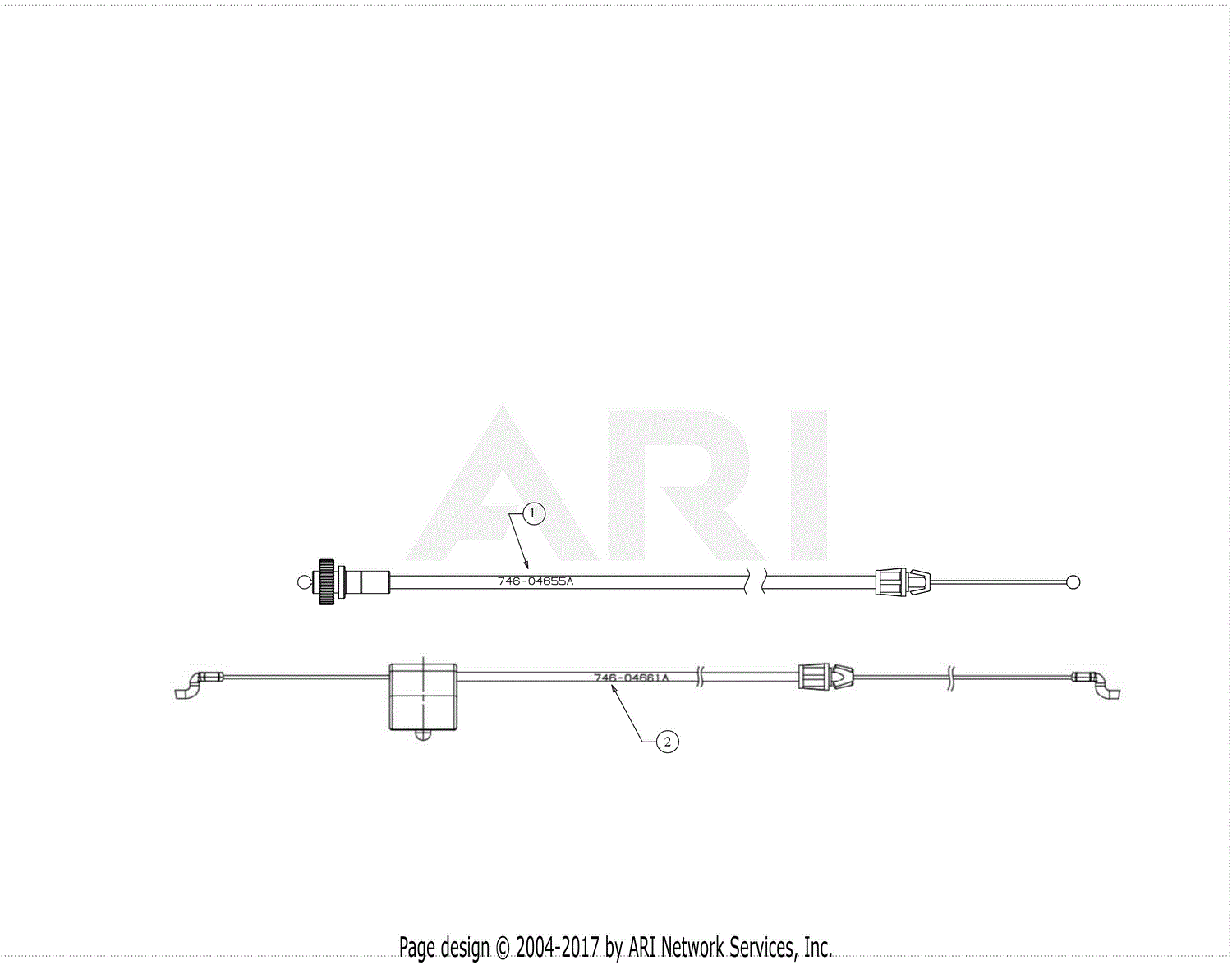 MTD SP80 1696607 00 12BVB2A2707 2019 Parts Diagram for Cables